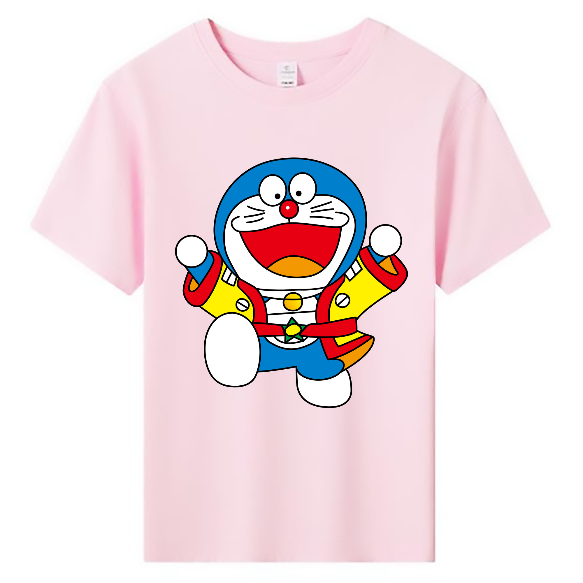 （画像用） ドラえもん Doraemon 綿100％キッズTシャツ（フロントプリント）