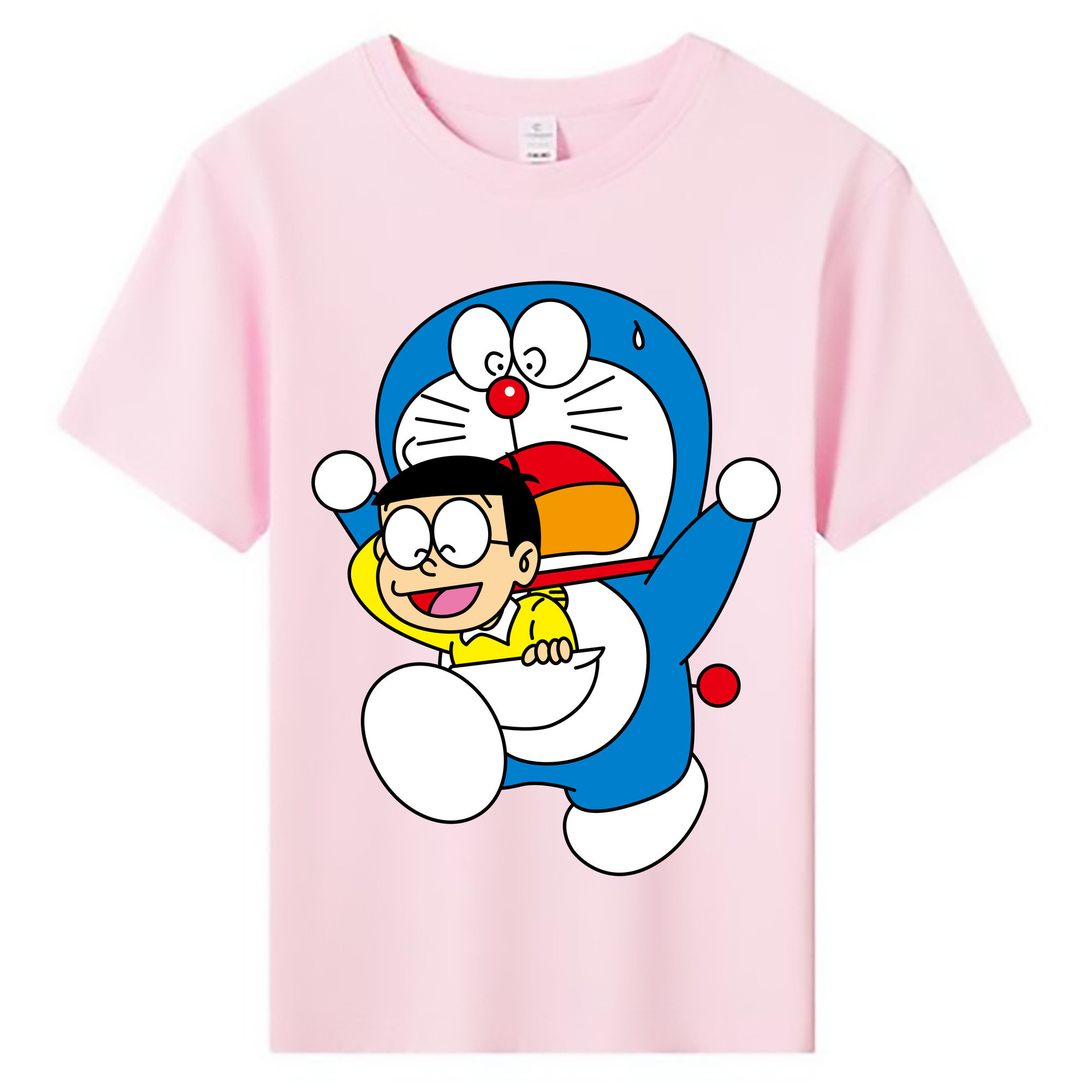 （画像用） ドラえもん Doraemon 綿100％キッズTシャツ（フロントプリント）