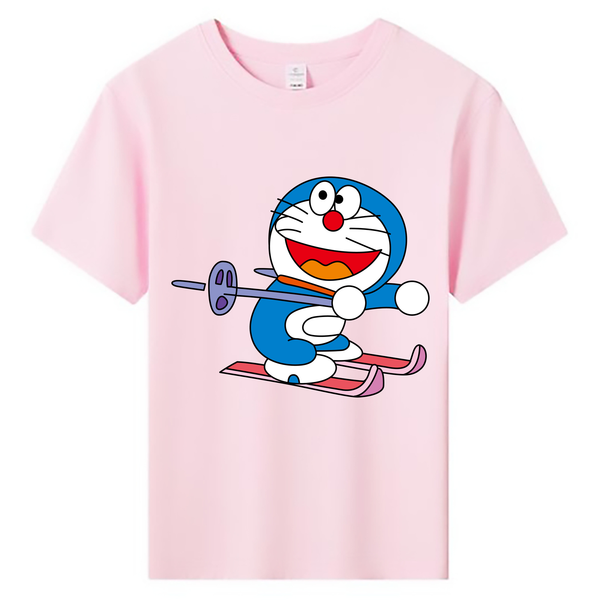 （画像用） ドラえもん Doraemon 綿100％キッズTシャツ（フロントプリント）