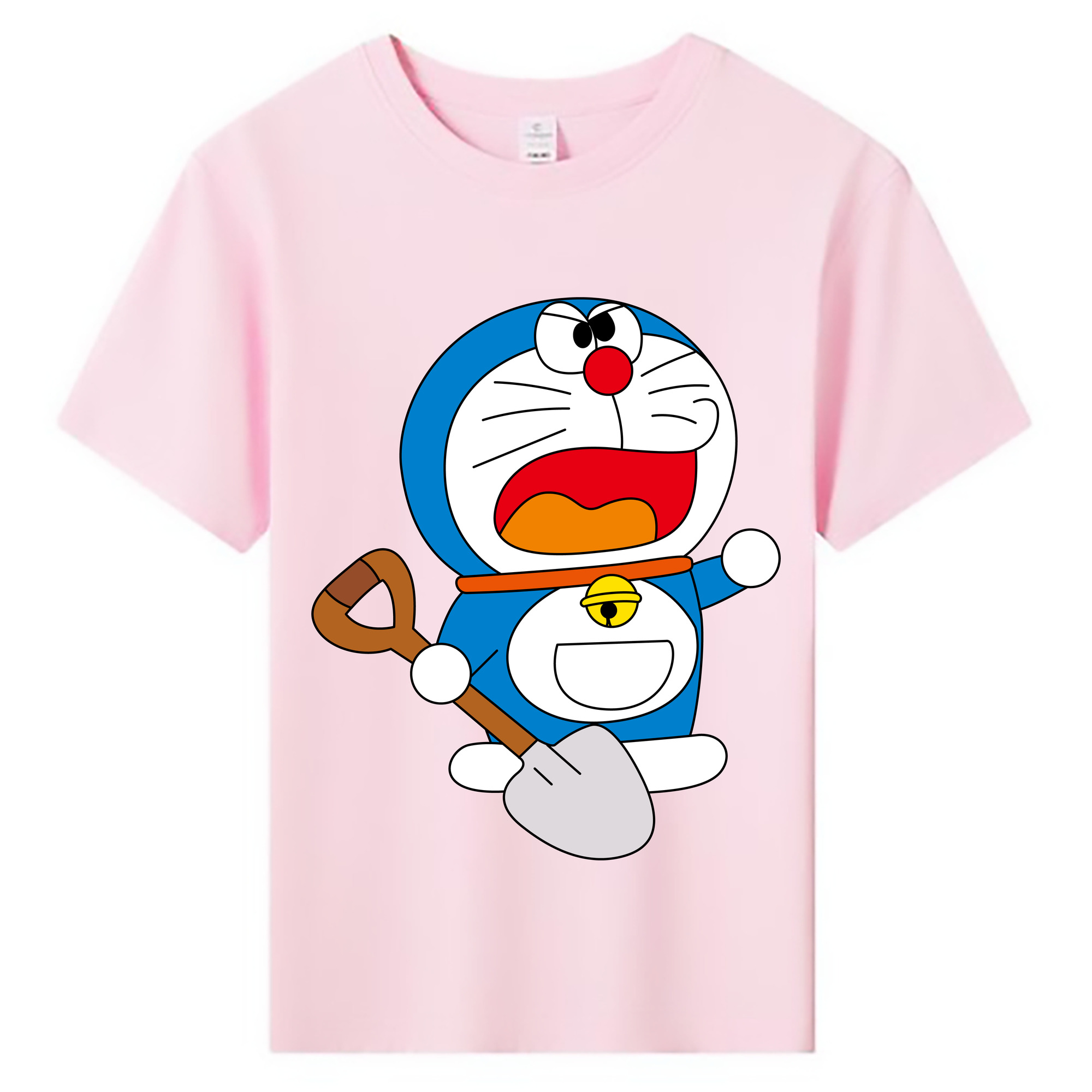 （画像用） ドラえもん Doraemon 綿100％キッズTシャツ（フロントプリント）