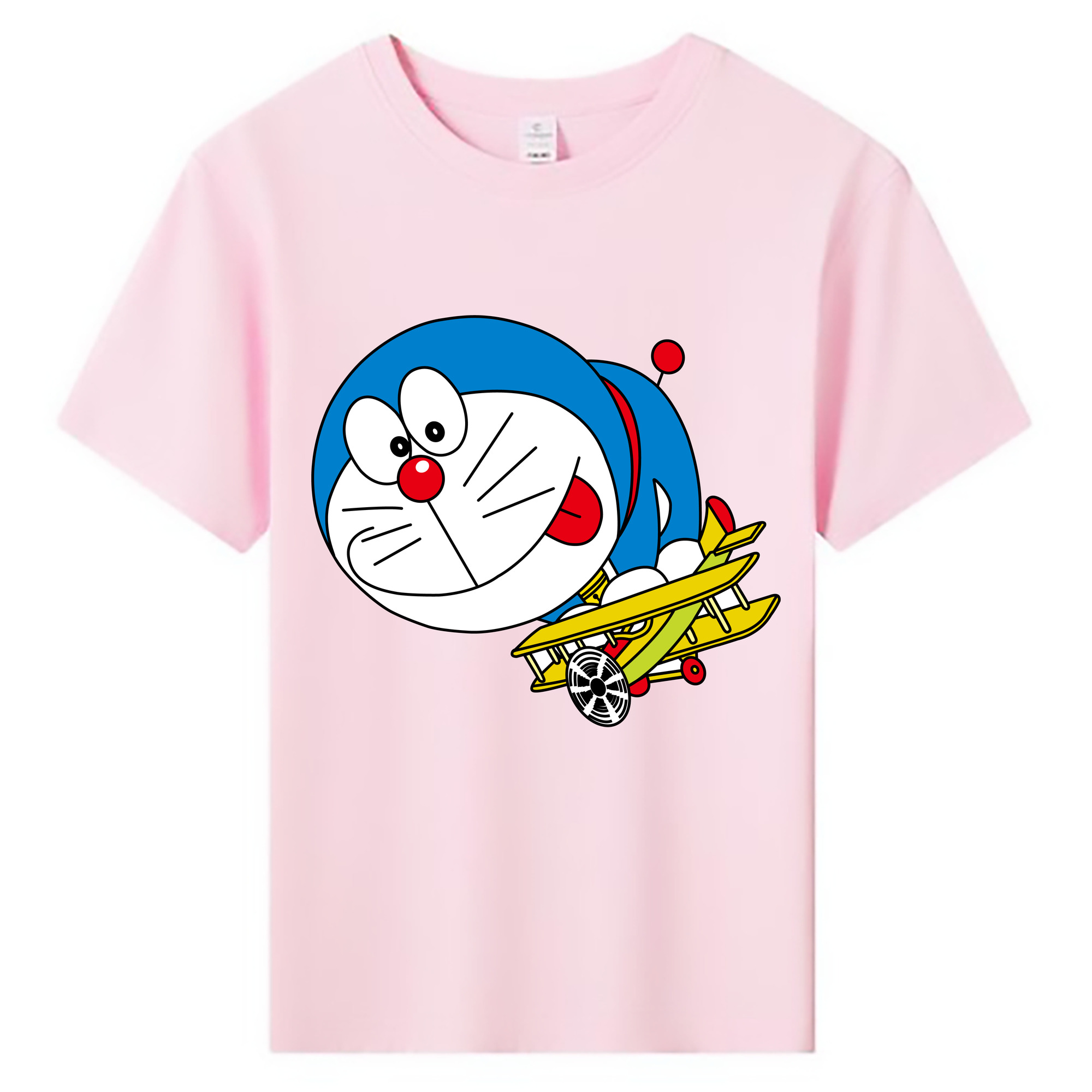 （画像用） ドラえもん Doraemon 綿100％キッズTシャツ（フロントプリント）