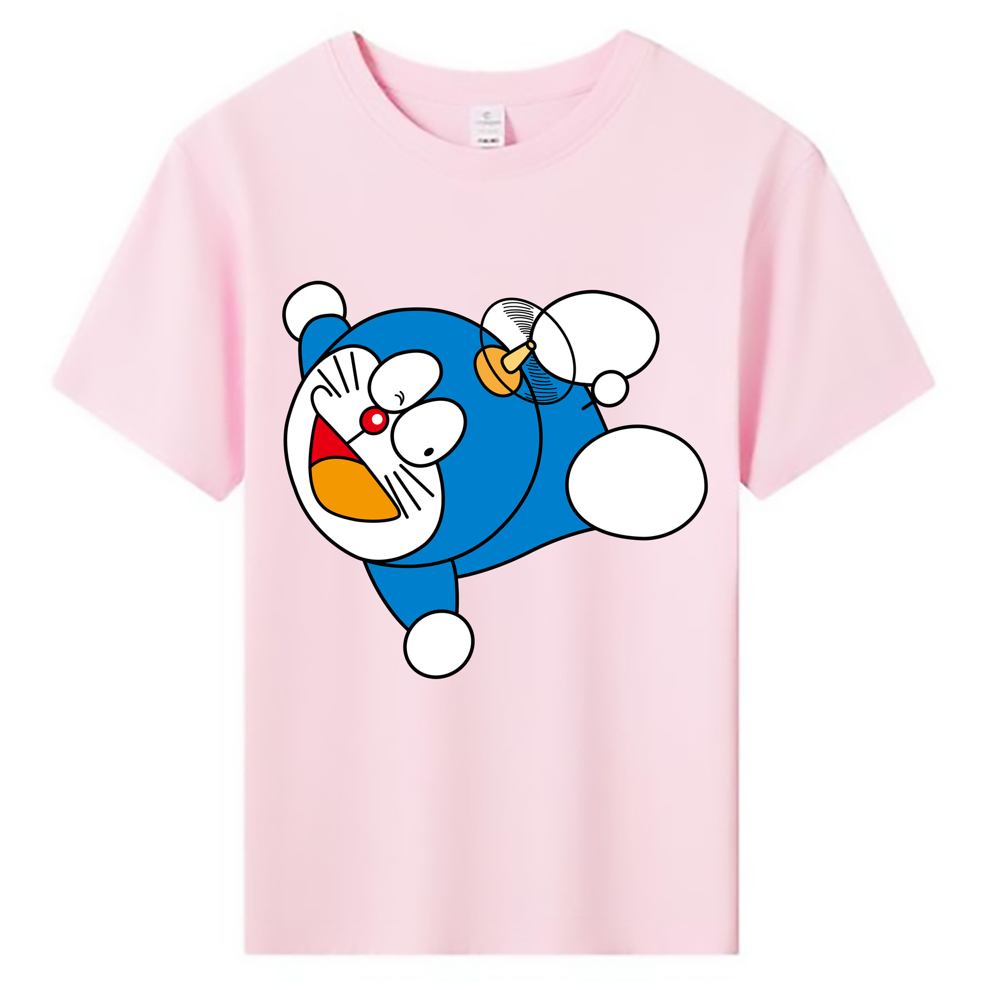 （画像用） ドラえもん Doraemon 綿100％キッズTシャツ（フロントプリント）