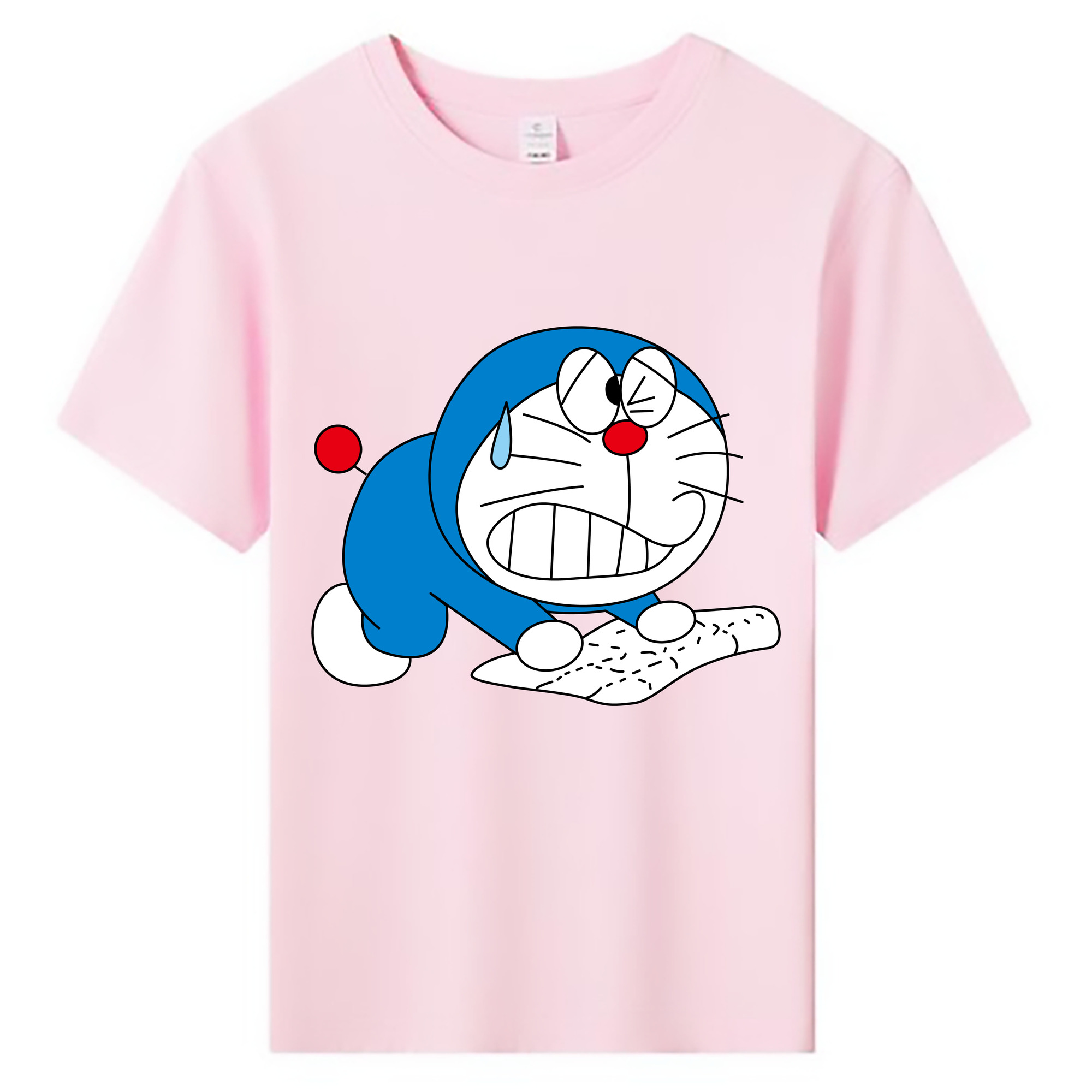 （画像用） ドラえもん Doraemon 綿100％キッズTシャツ（フロントプリント）