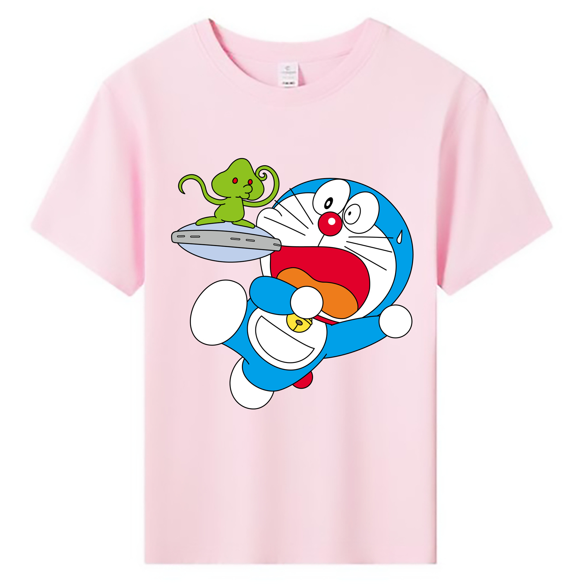 （画像用） ドラえもん Doraemon 綿100％キッズTシャツ（フロントプリント）