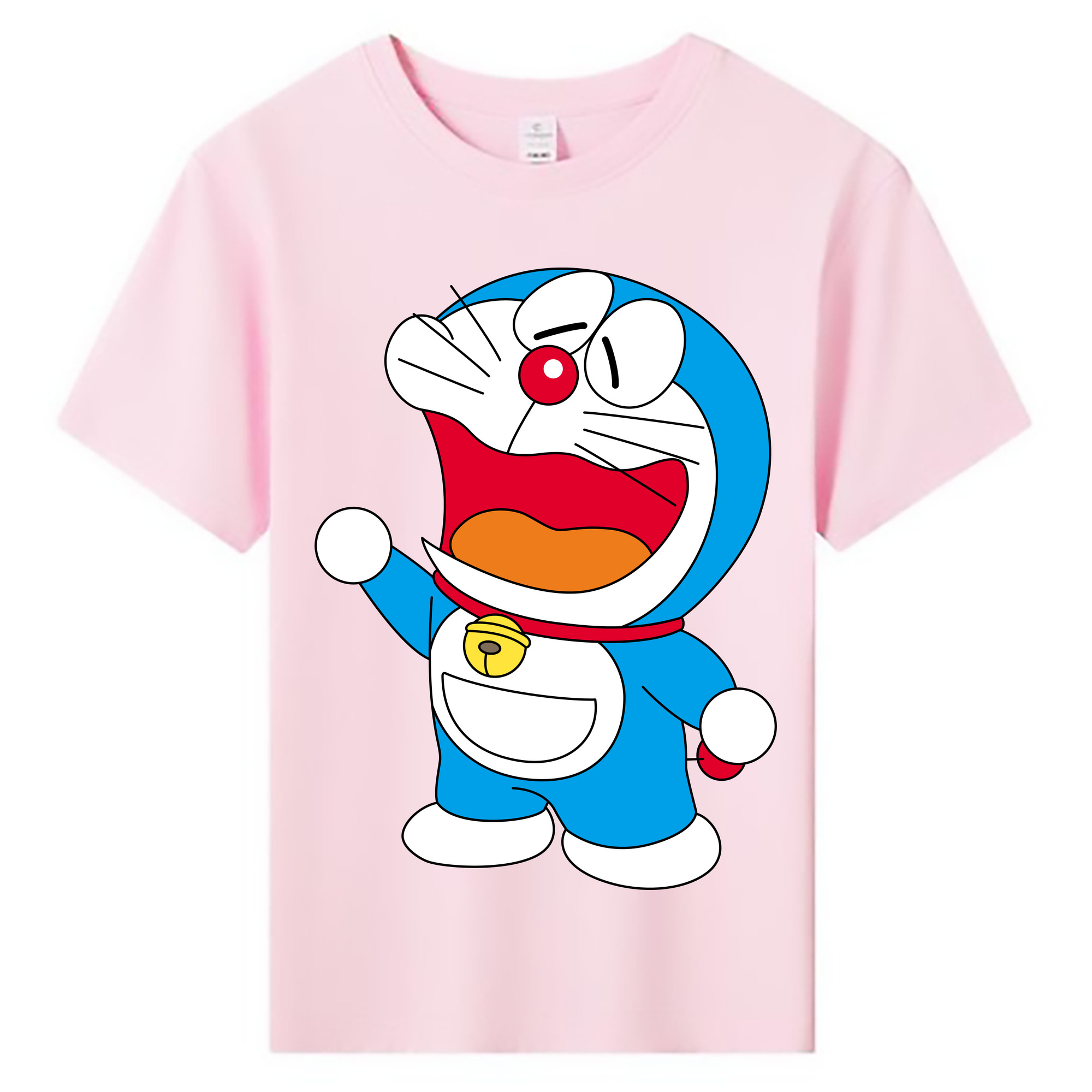 （画像用） ドラえもん Doraemon 綿100％キッズTシャツ（フロントプリント）