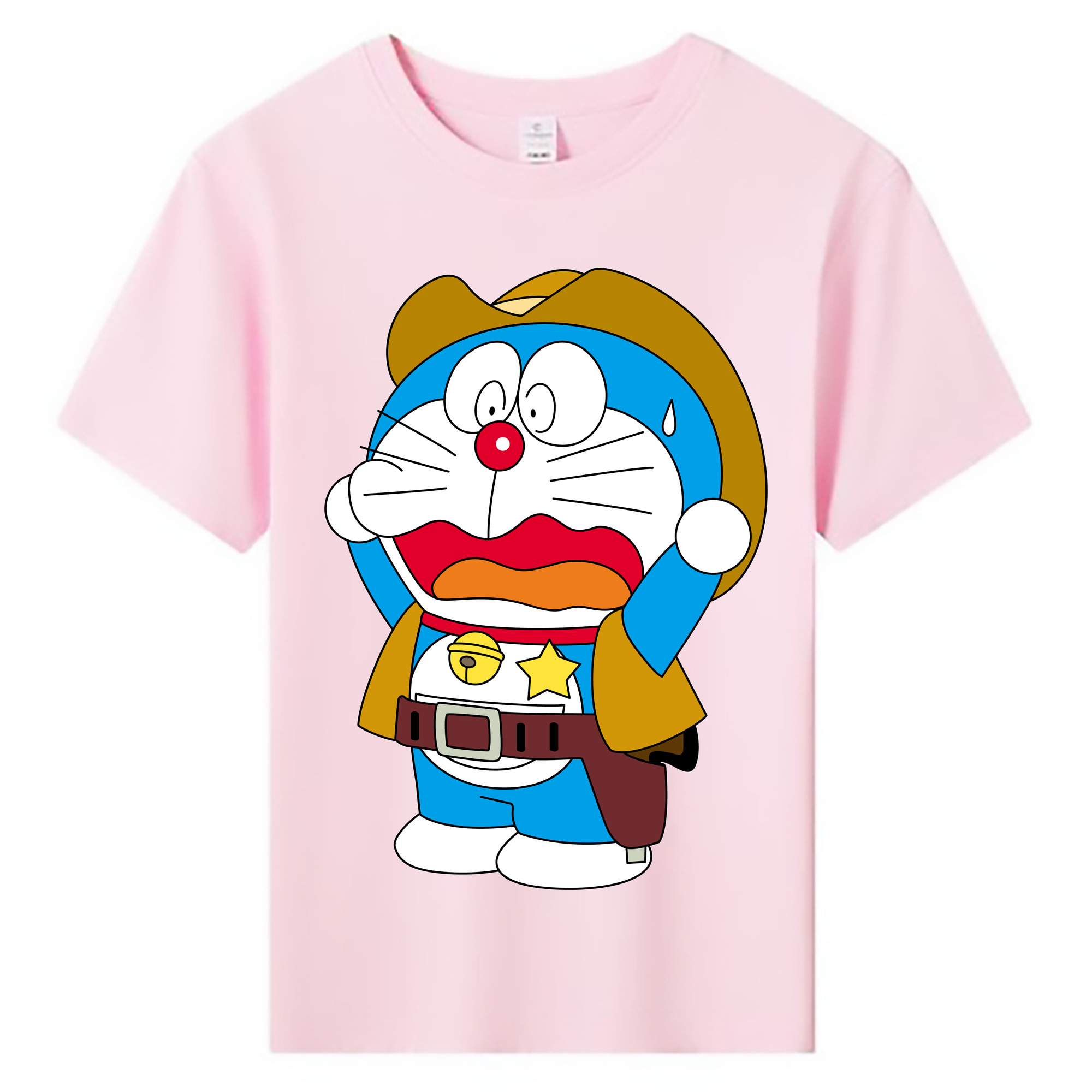 （画像用） ドラえもん Doraemon 綿100％キッズTシャツ（フロントプリント）
