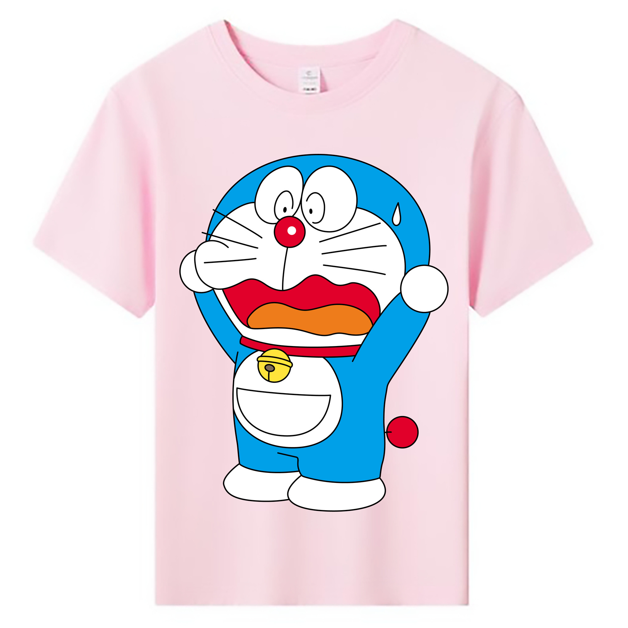 （画像用） ドラえもん Doraemon 綿100％キッズTシャツ（フロントプリント）