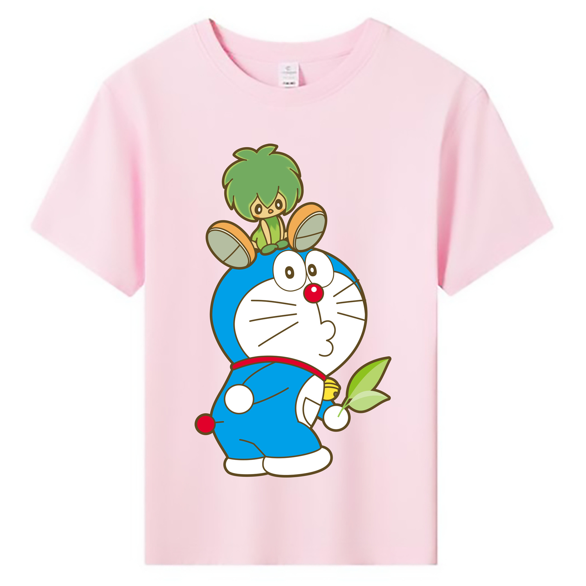 （画像用） ドラえもん Doraemon 綿100％キッズTシャツ（フロントプリント）