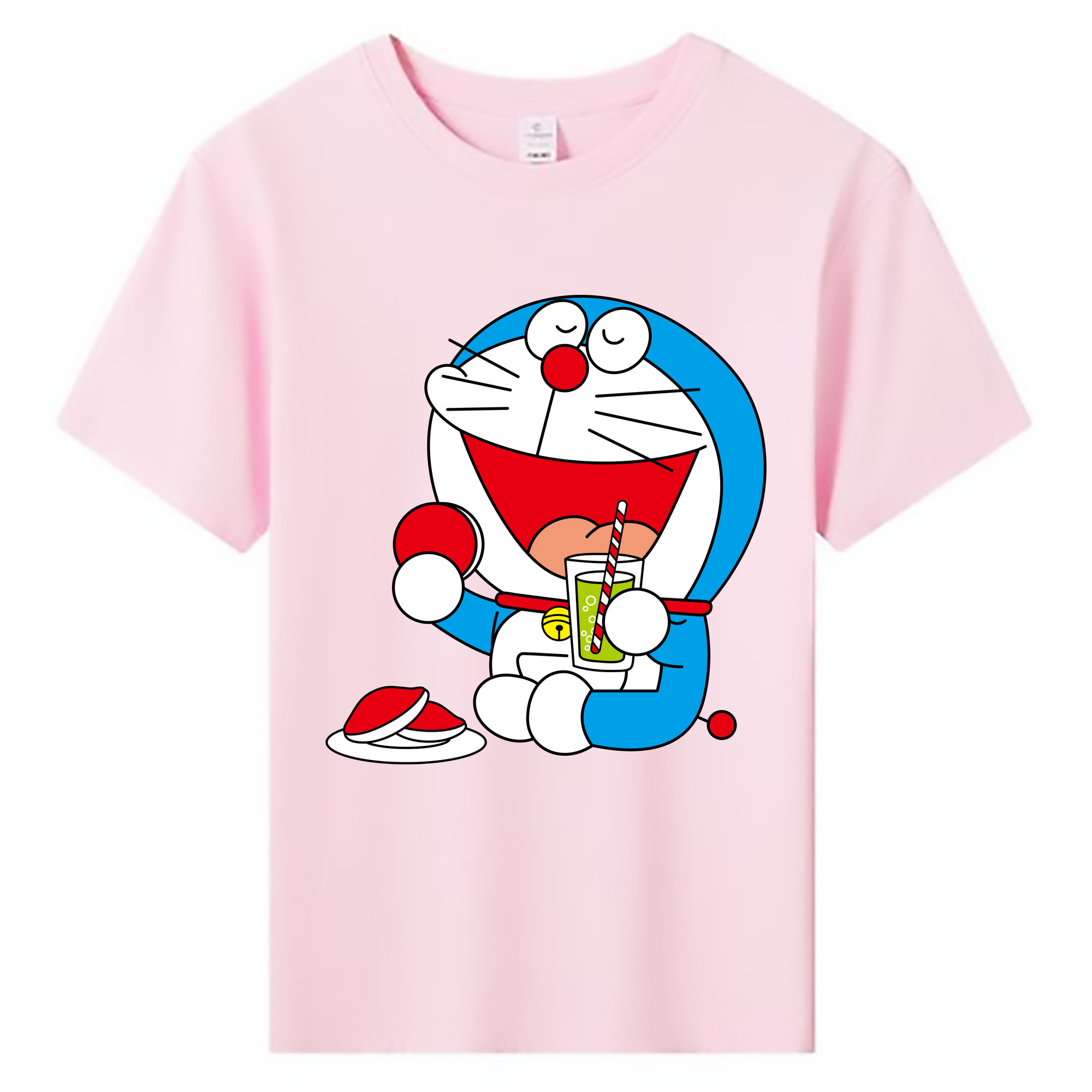 （画像用） ドラえもん Doraemon 綿100％キッズTシャツ（フロントプリント）