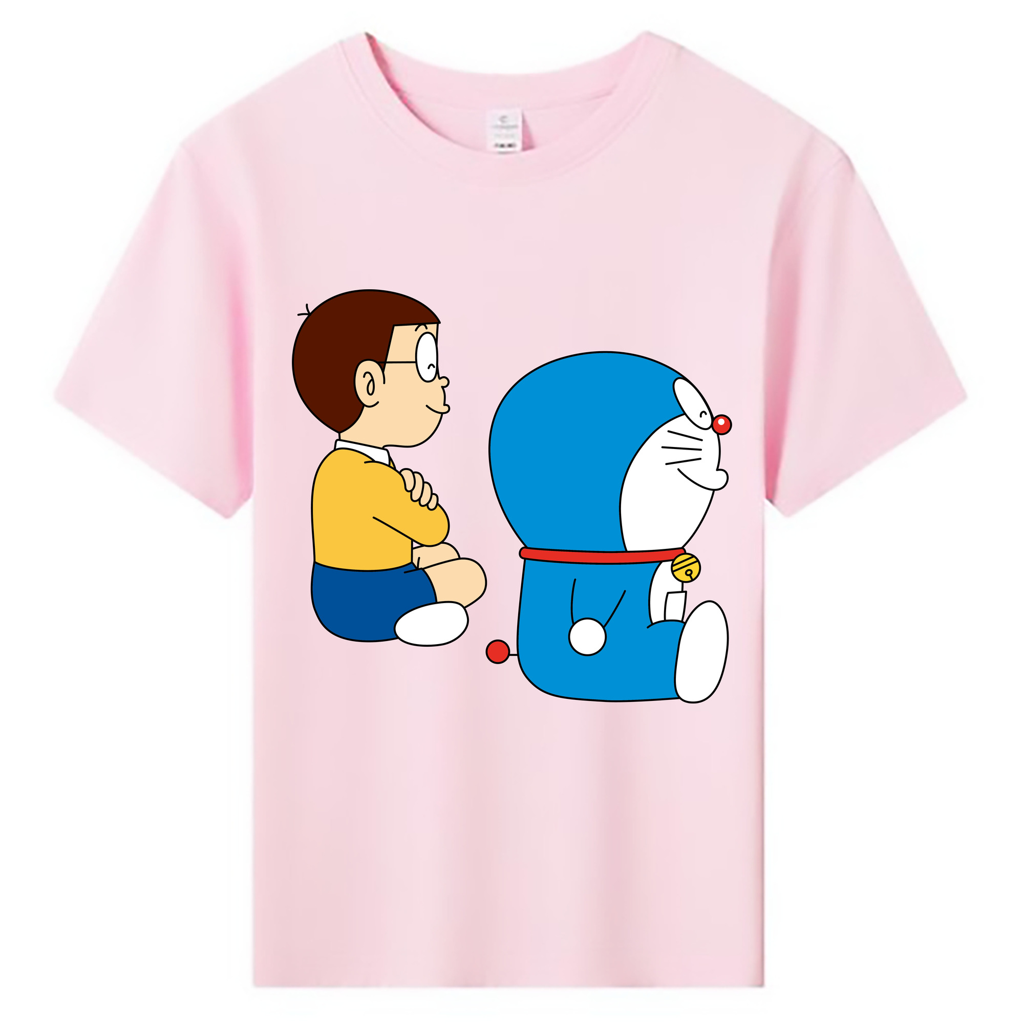 （画像用） ドラえもん 野比 のび太 Doraemon Nobita Nobi 綿100％キッズTシャツ（フロントプリント）