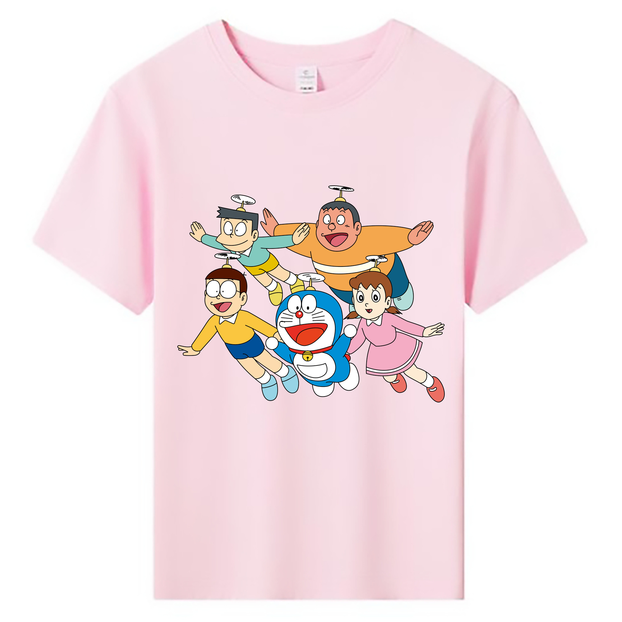 （画像用） ドラえもん 骨川 スネ夫 Doraemon Honekawa Suneo 綿100％キッズTシャツ（フロントプリント）