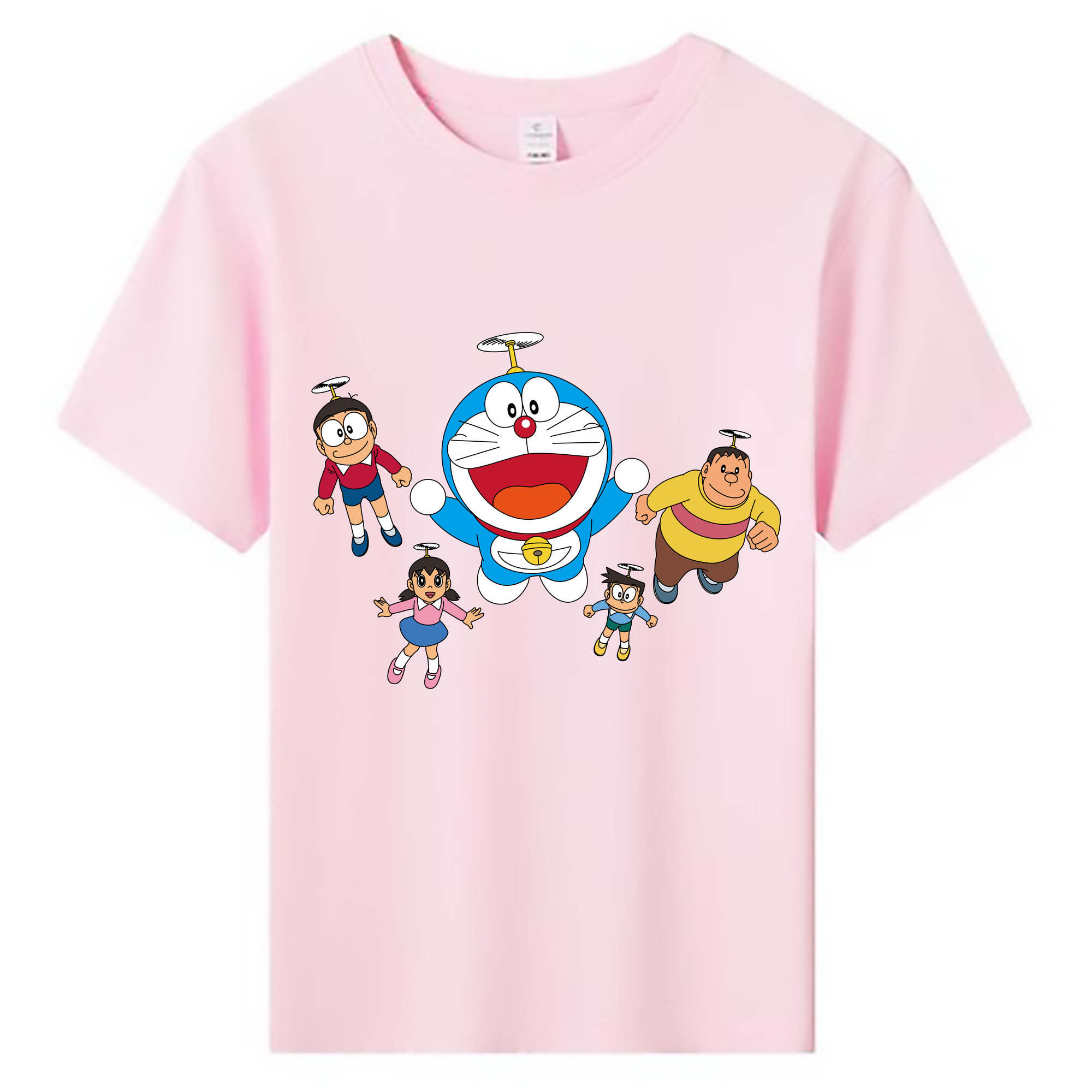 （画像用） ドラえもん 骨川 スネ夫 Doraemon Honekawa Suneo 綿100％キッズTシャツ（フロントプリント）