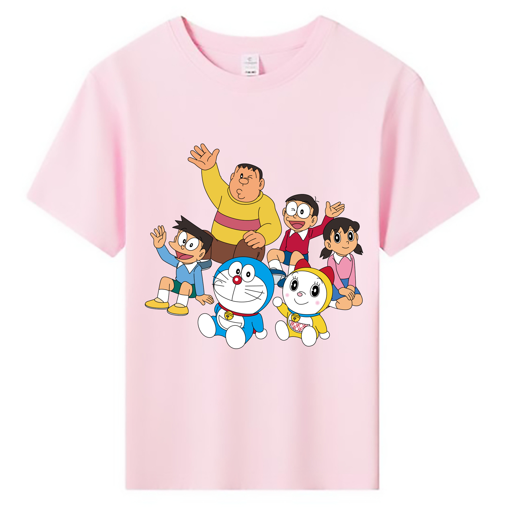 （画像用） ドラえもん 骨川 スネ夫 Doraemon Honekawa Suneo 綿100％キッズTシャツ（フロントプリント）