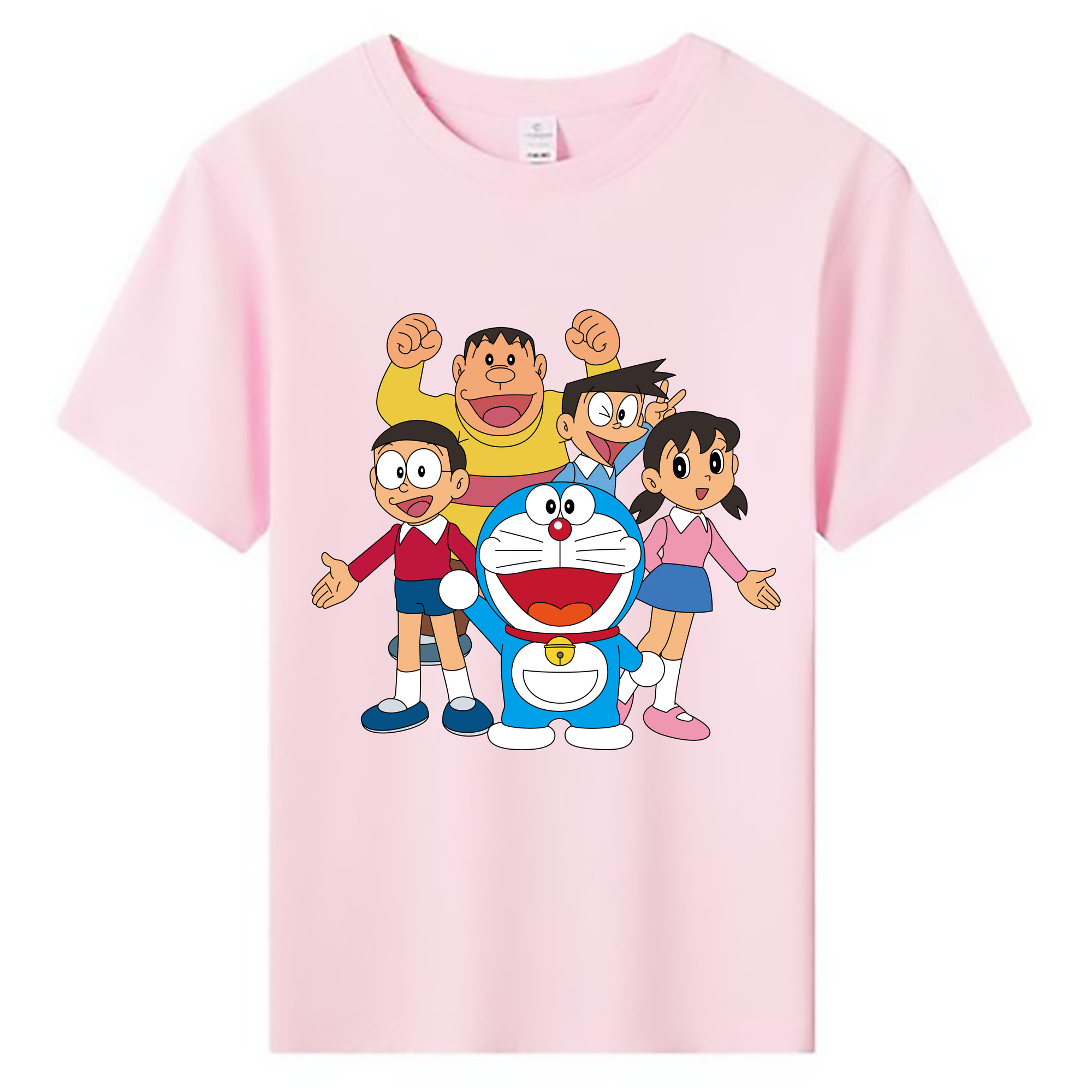 （画像用） ドラえもん 骨川 スネ夫 Doraemon Honekawa Suneo 綿100％キッズTシャツ（フロントプリント）
