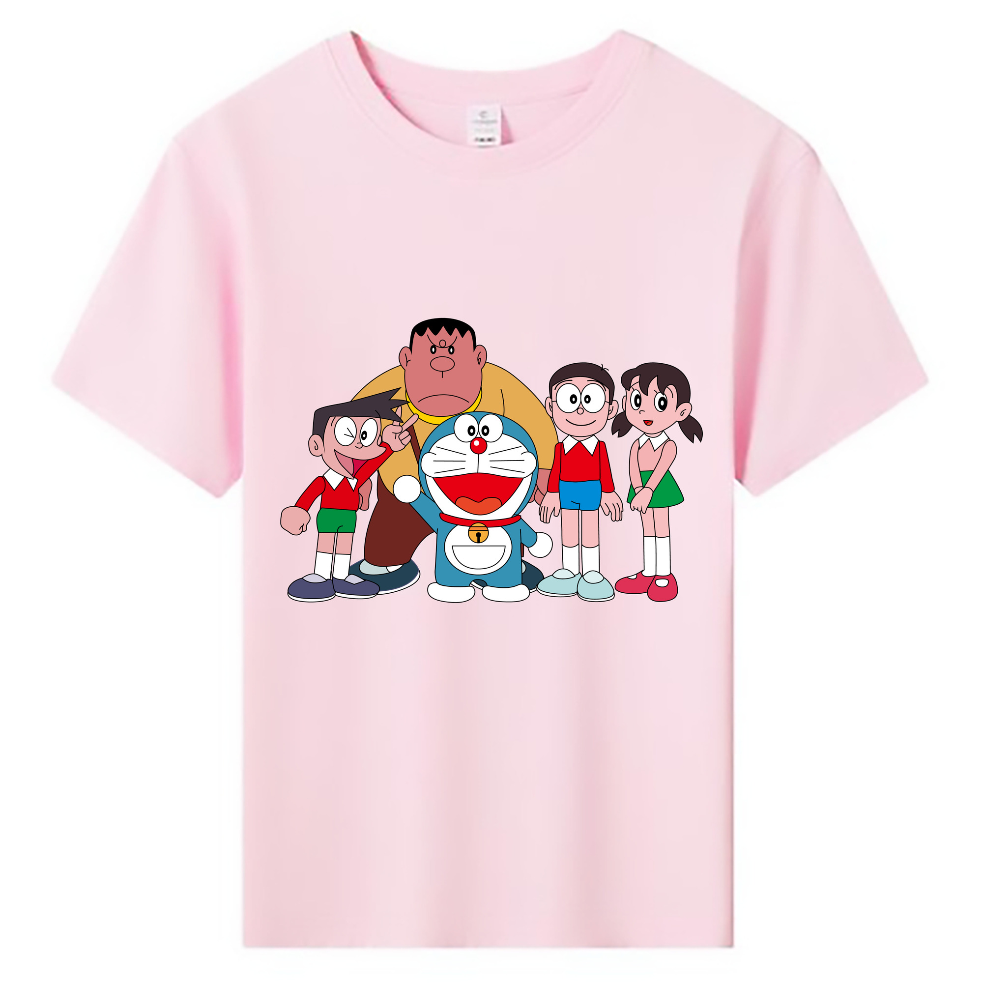 （画像用） ドラえもん 骨川 スネ夫 Doraemon Honekawa Suneo 綿100％キッズTシャツ（フロントプリント）
