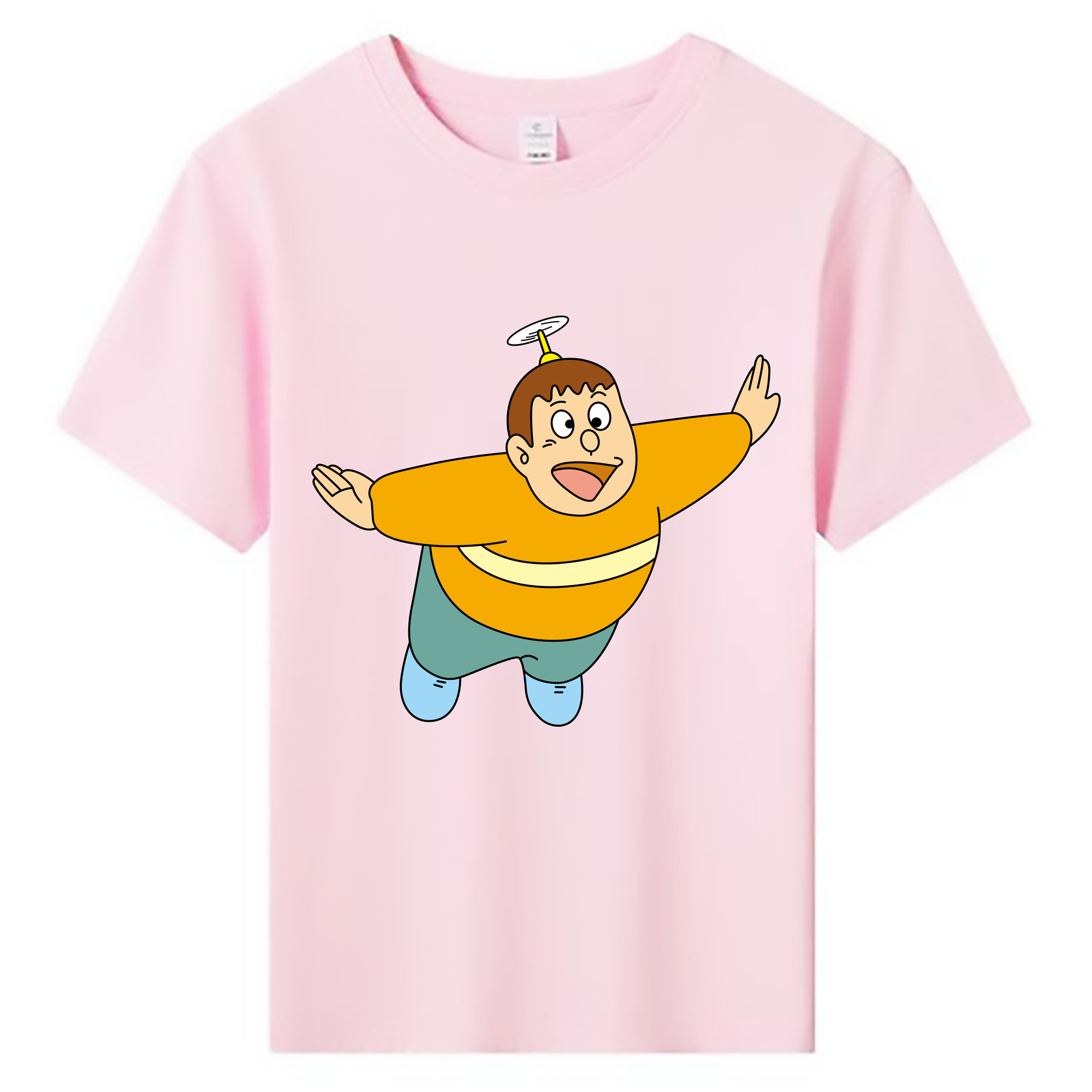 （画像用） ドラえもん 剛田武 Doraemon Gouta Takeshi 綿100％キッズTシャツ（フロントプリント）