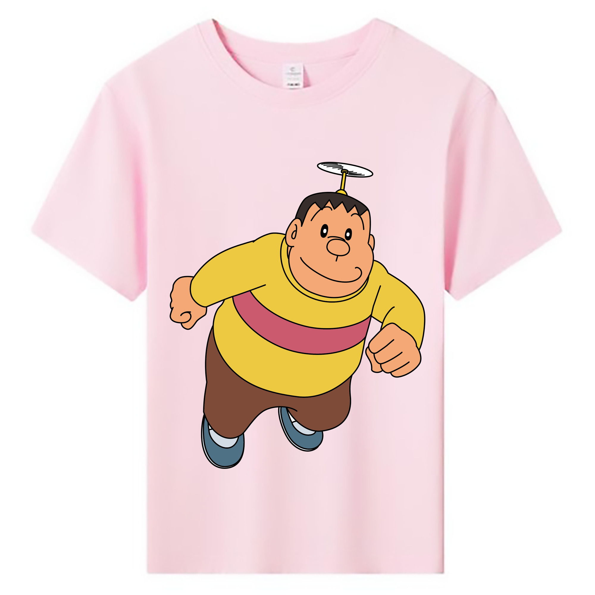 （画像用） ドラえもん 剛田武 Doraemon Gouta Takeshi 綿100％キッズTシャツ（フロントプリント）