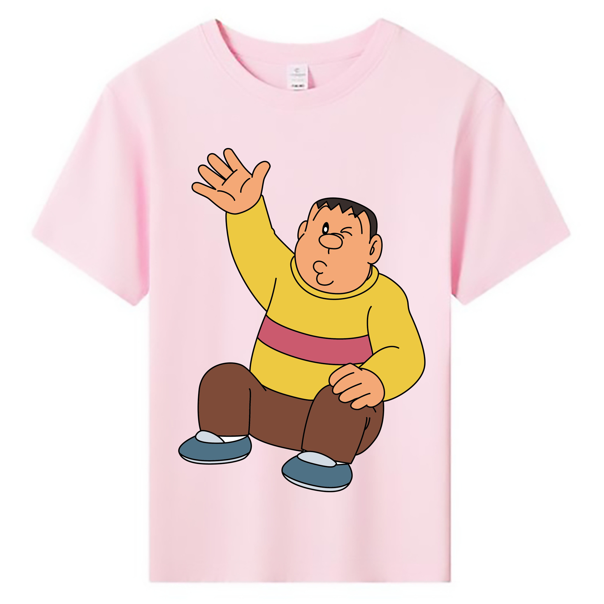 （画像用） ドラえもん 剛田武 Doraemon Gouta Takeshi 綿100％キッズTシャツ（フロントプリント）