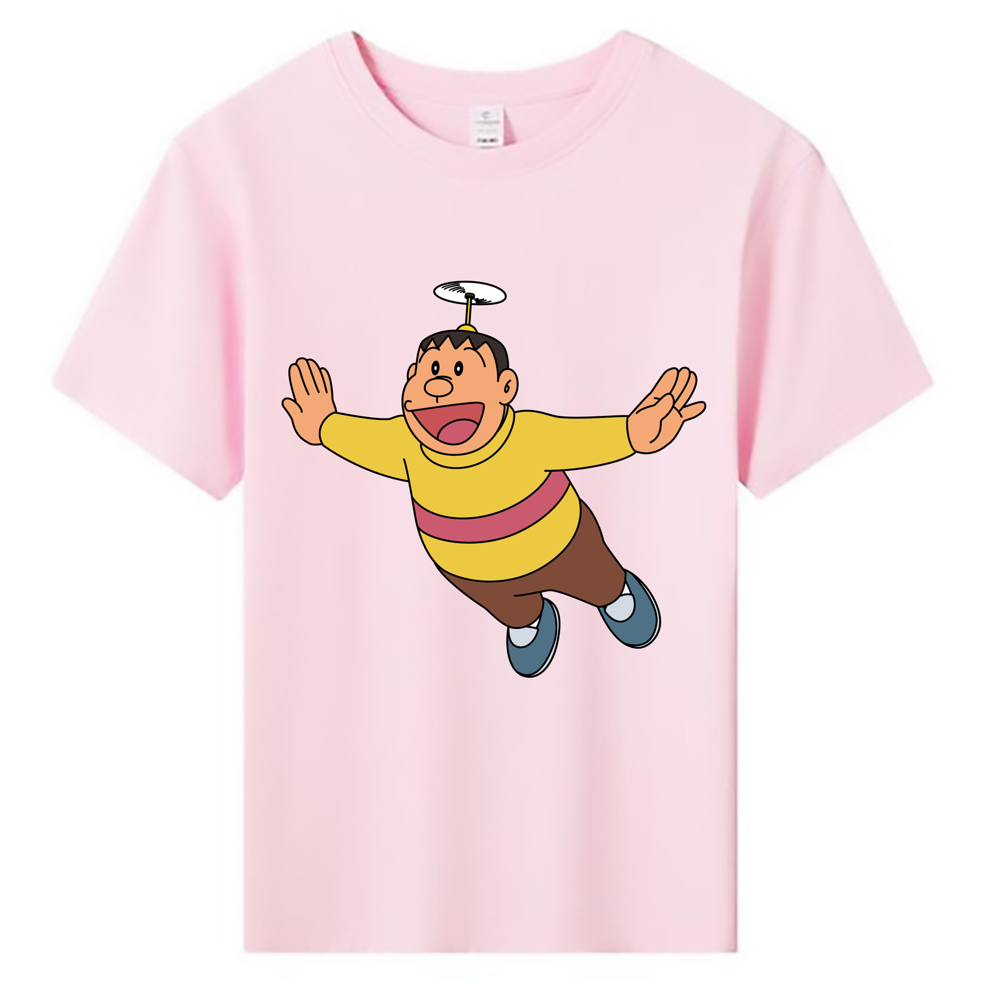 （画像用） ドラえもん 剛田武 Doraemon Gouta Takeshi 綿100％キッズTシャツ（フロントプリント）