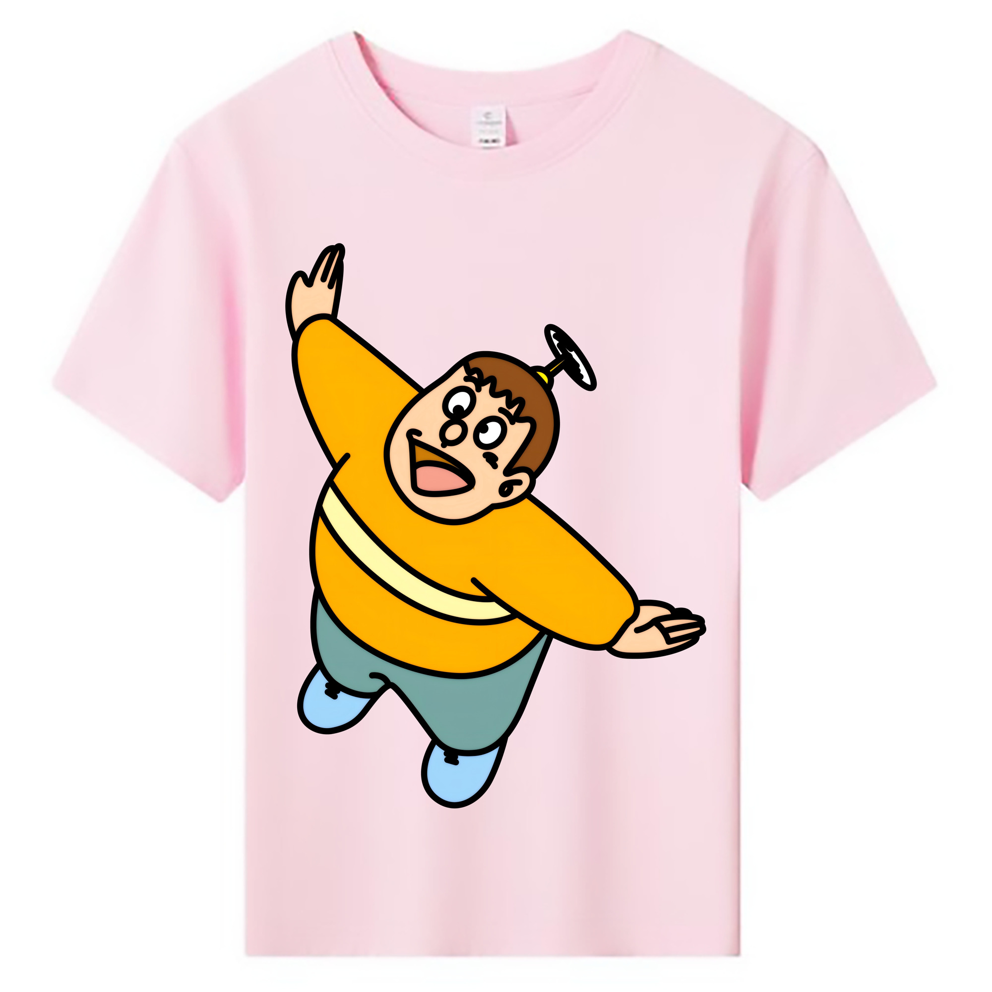 （画像用） ドラえもん 剛田武 Doraemon Gouta Takeshi 綿100％キッズTシャツ（フロントプリント）