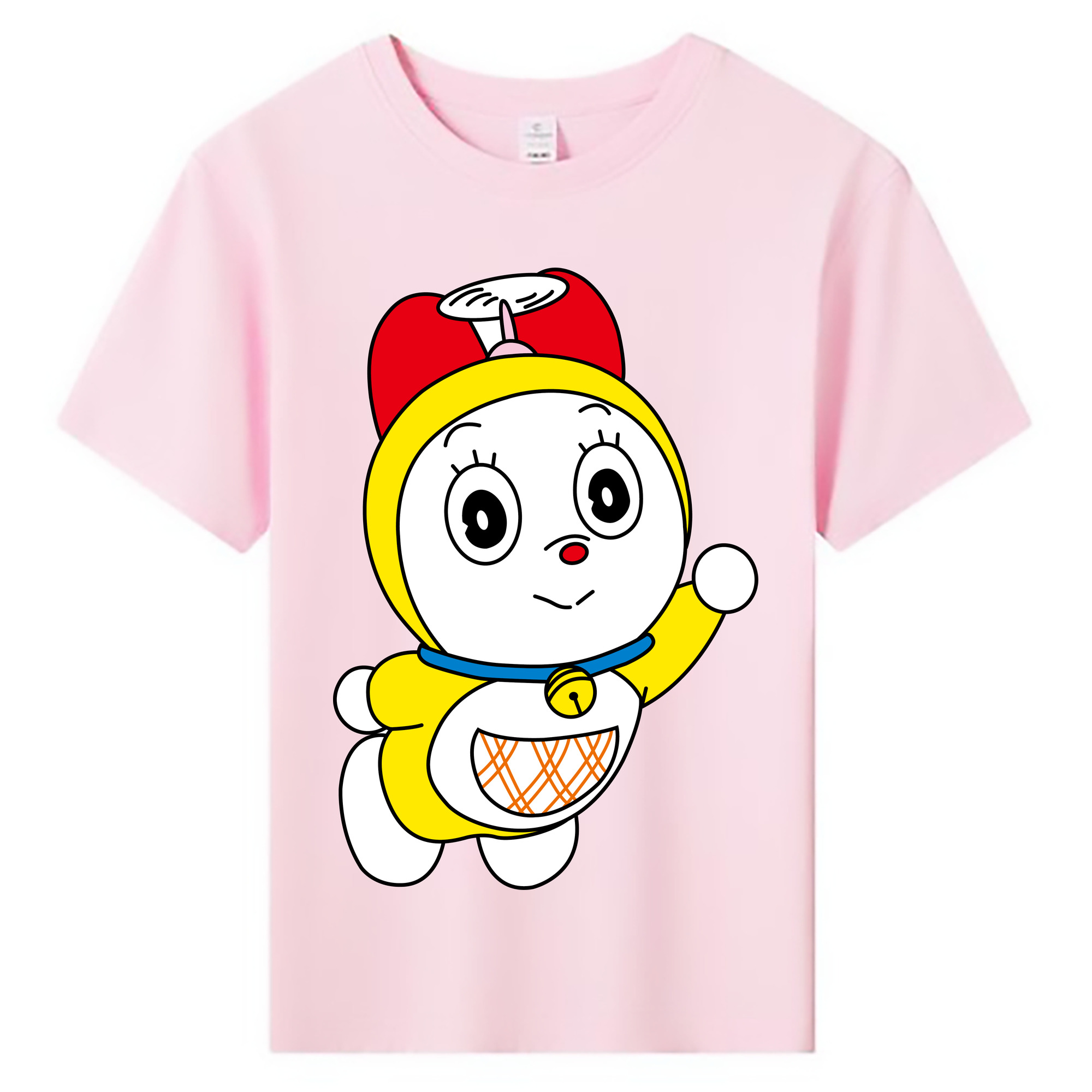 （画像用） ドラえもん ドラミ Doraemon Dorami 綿100％キッズTシャツ（フロントプリント）