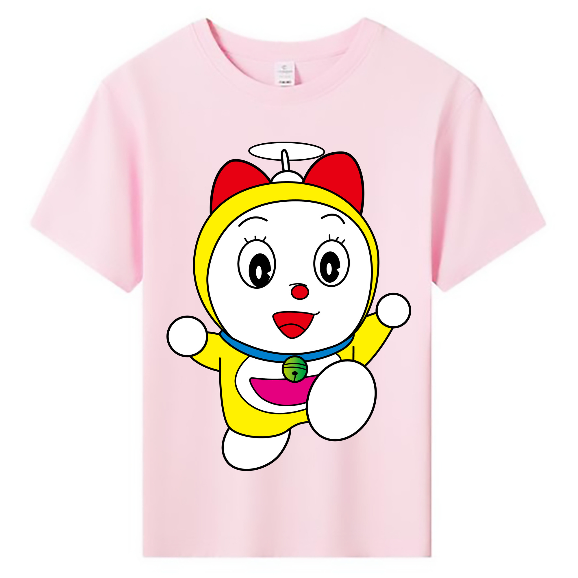 （画像用） ドラえもん ドラミ Doraemon Dorami 綿100％キッズTシャツ（フロントプリント）