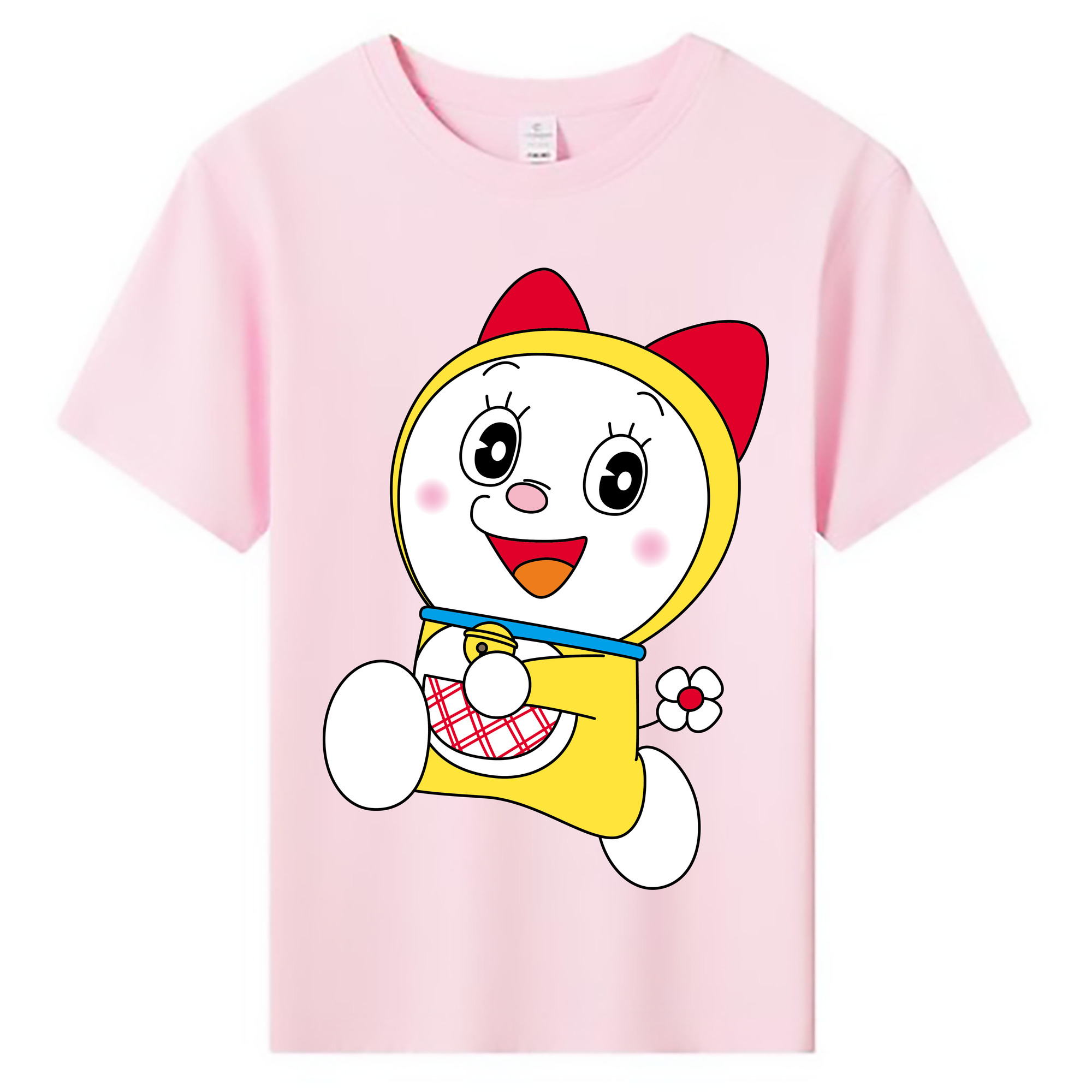 （画像用） ドラえもん ドラミ Doraemon Dorami 綿100％キッズTシャツ（フロントプリント）