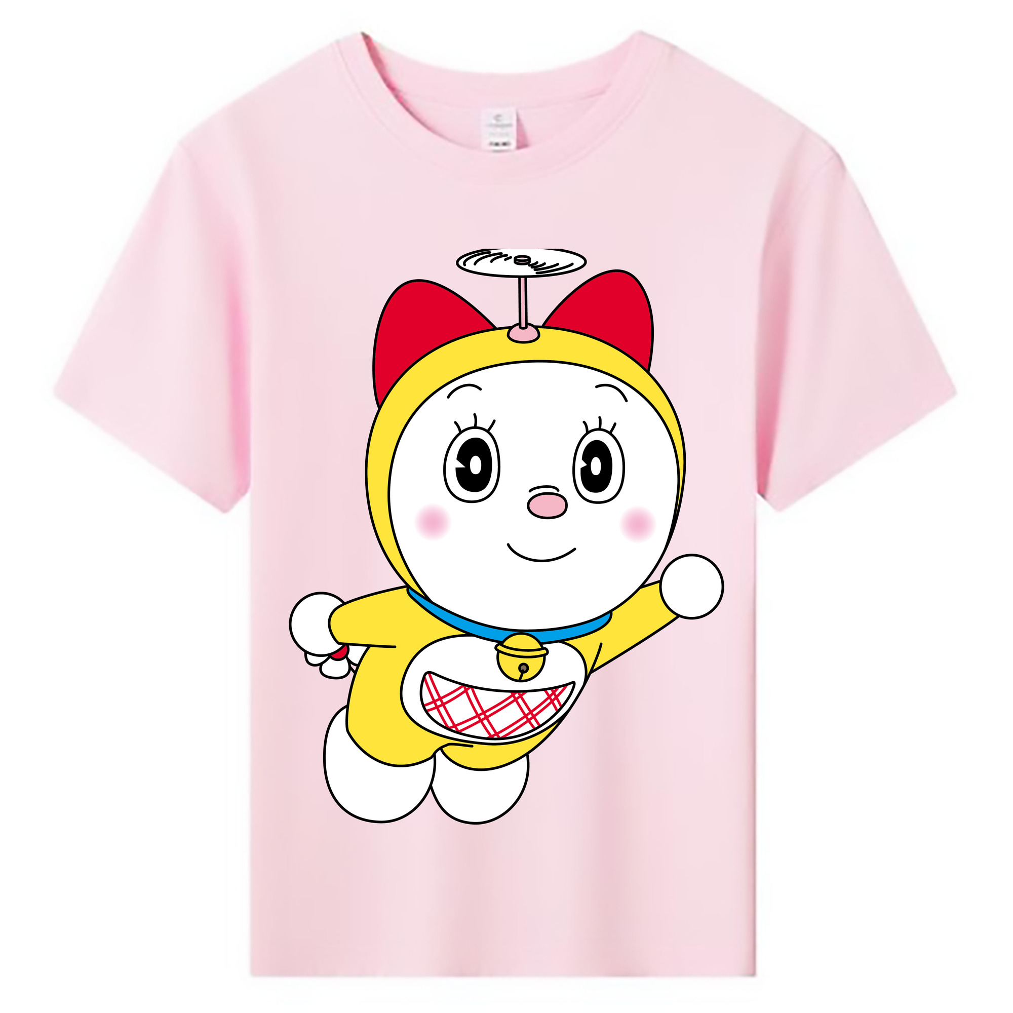 （画像用） ドラえもん ドラミ Doraemon Dorami 綿100％キッズTシャツ（フロントプリント）