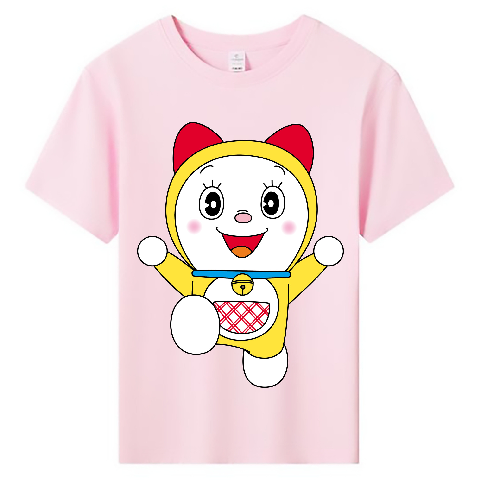 （画像用） ドラえもん ドラミ Doraemon Dorami 綿100％キッズTシャツ（フロントプリント）
