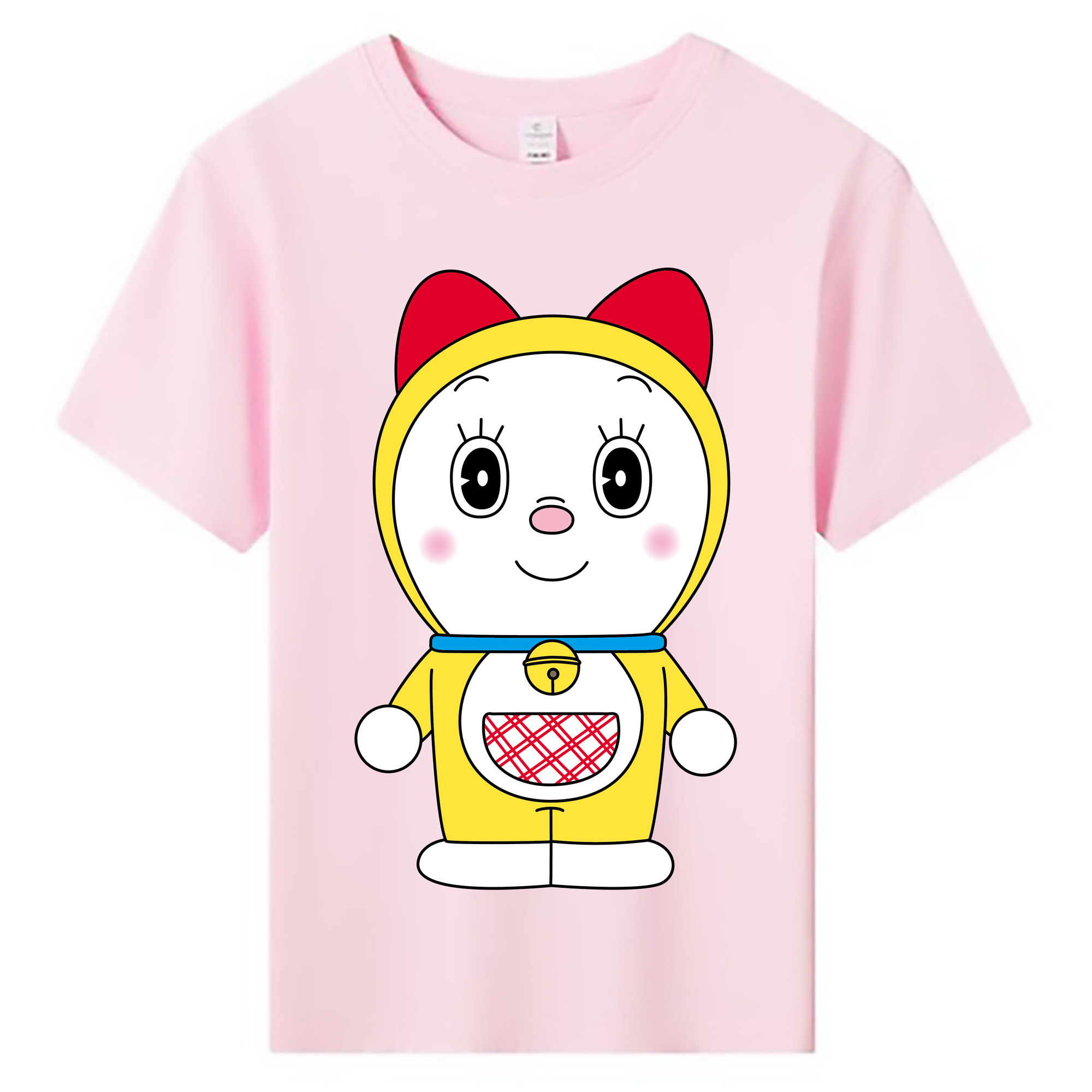 （画像用） ドラえもん ドラミ Doraemon Dorami 綿100％キッズTシャツ（フロントプリント）