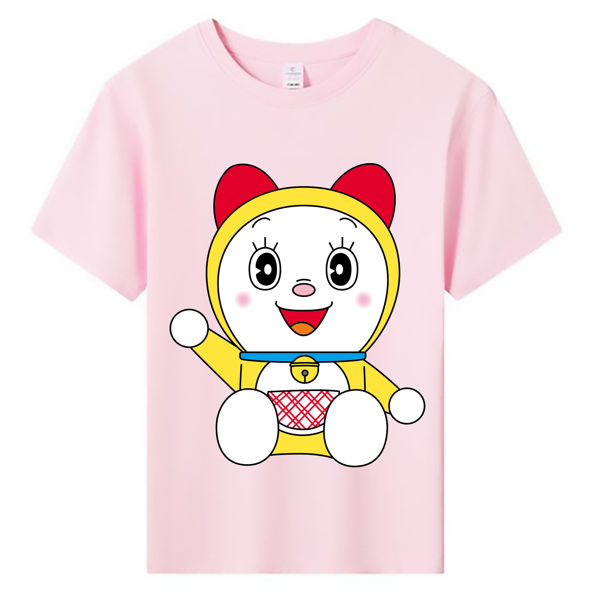（画像用） ドラえもん ドラミ Doraemon Dorami 綿100％キッズTシャツ（フロントプリント）