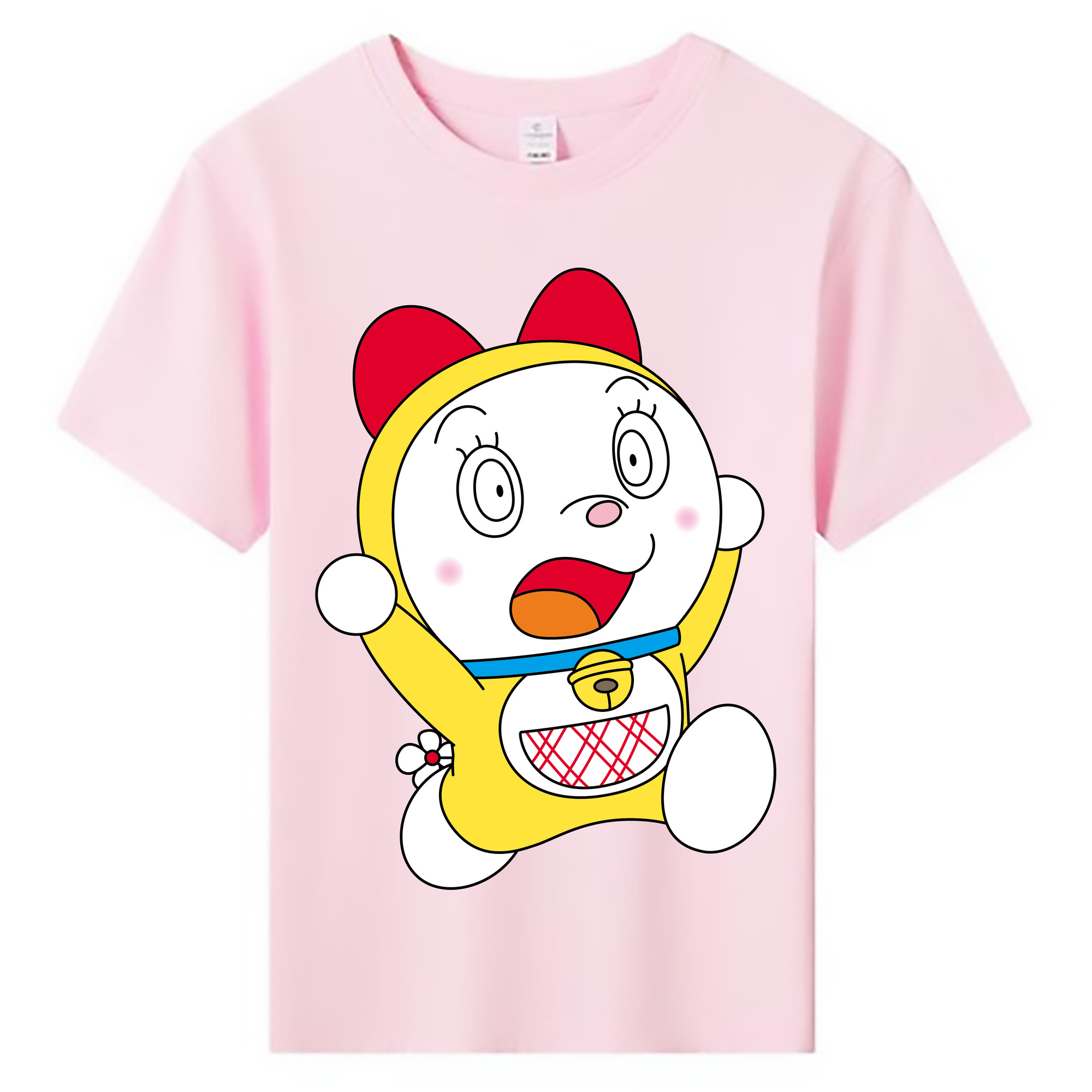 （画像用） ドラえもん ドラミ Doraemon Dorami 綿100％キッズTシャツ（フロントプリント）