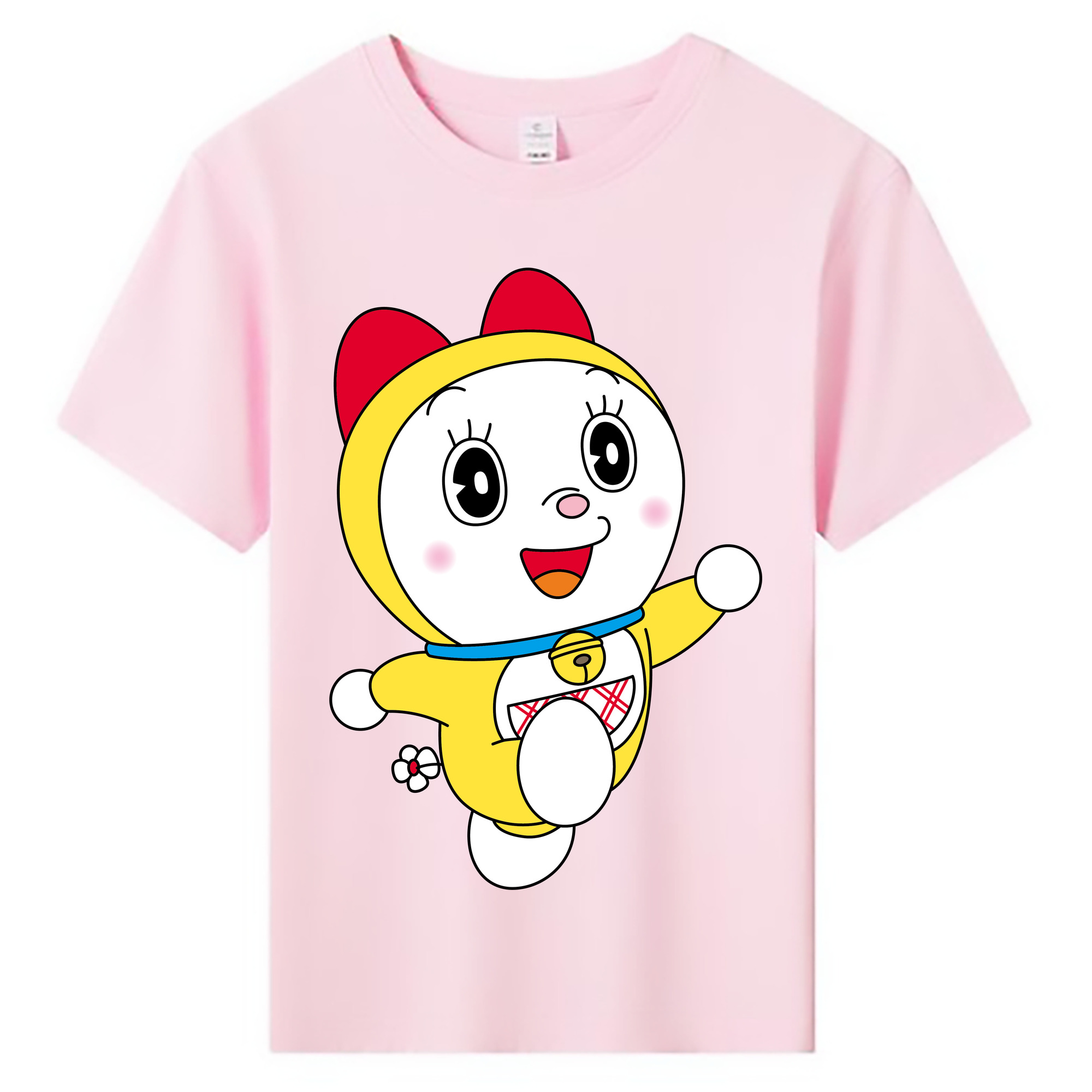 （画像用） ドラえもん ドラミ Doraemon Dorami 綿100％キッズTシャツ（フロントプリント）