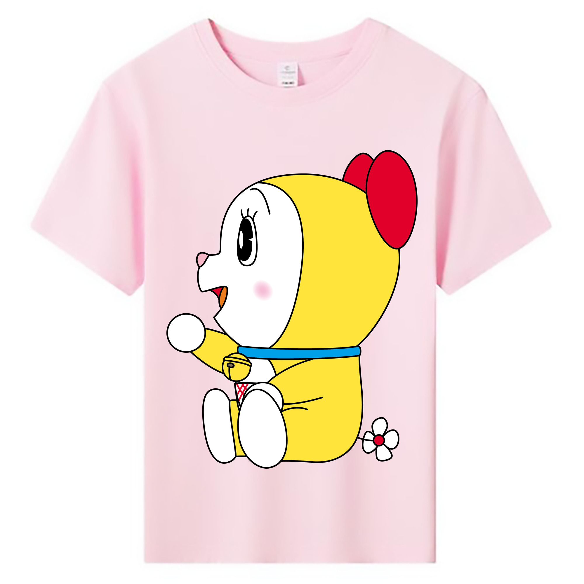 （画像用） ドラえもん ドラミ Doraemon Dorami 綿100％キッズTシャツ（フロントプリント）