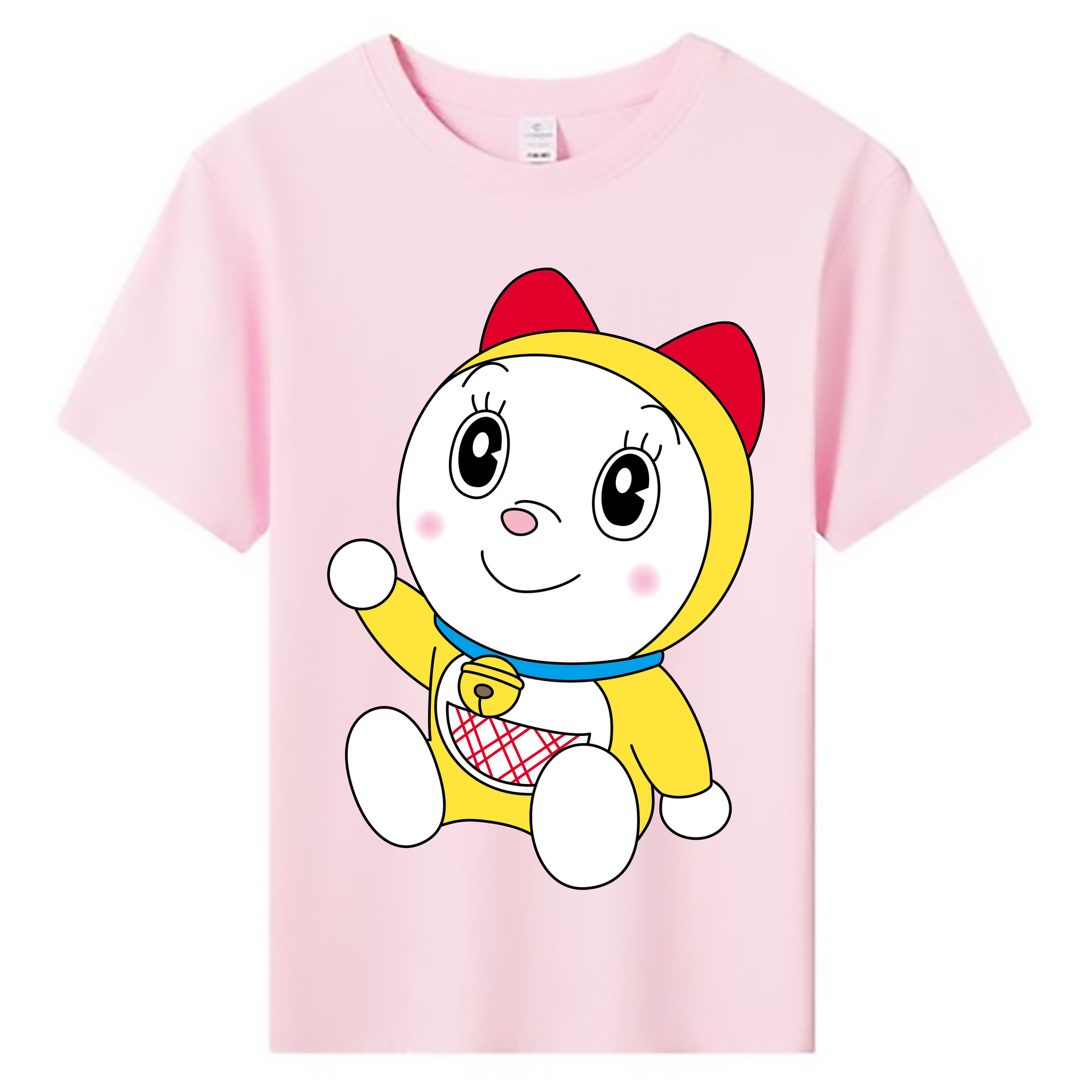 （画像用） ドラえもん ドラミ Doraemon Dorami 綿100％キッズTシャツ（フロントプリント）