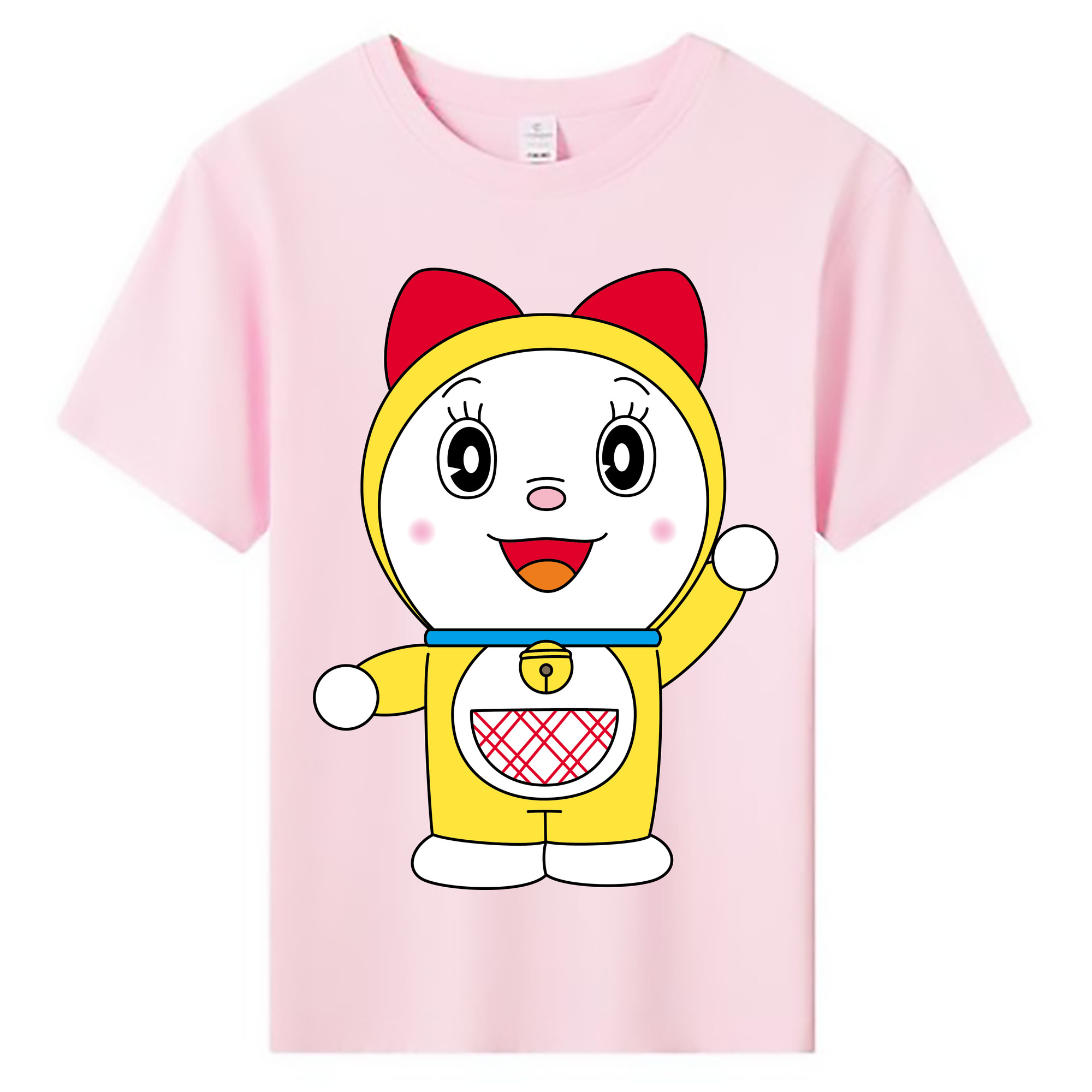 （画像用） ドラえもん ドラミ Doraemon Dorami 綿100％キッズTシャツ（フロントプリント）