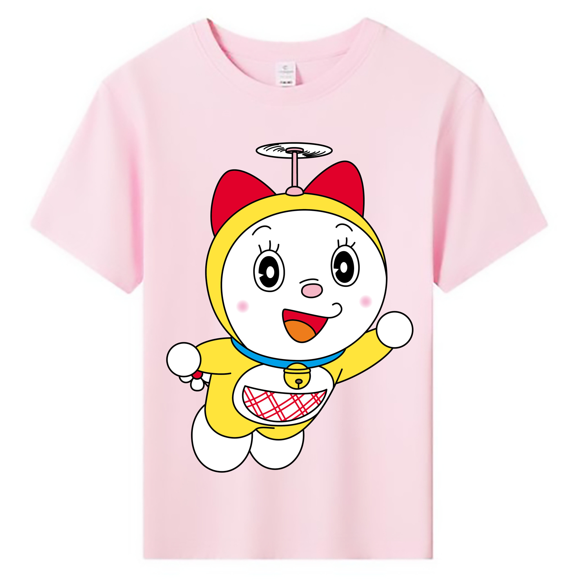 （画像用） ドラえもん ドラミ Doraemon Dorami 綿100％キッズTシャツ（フロントプリント）