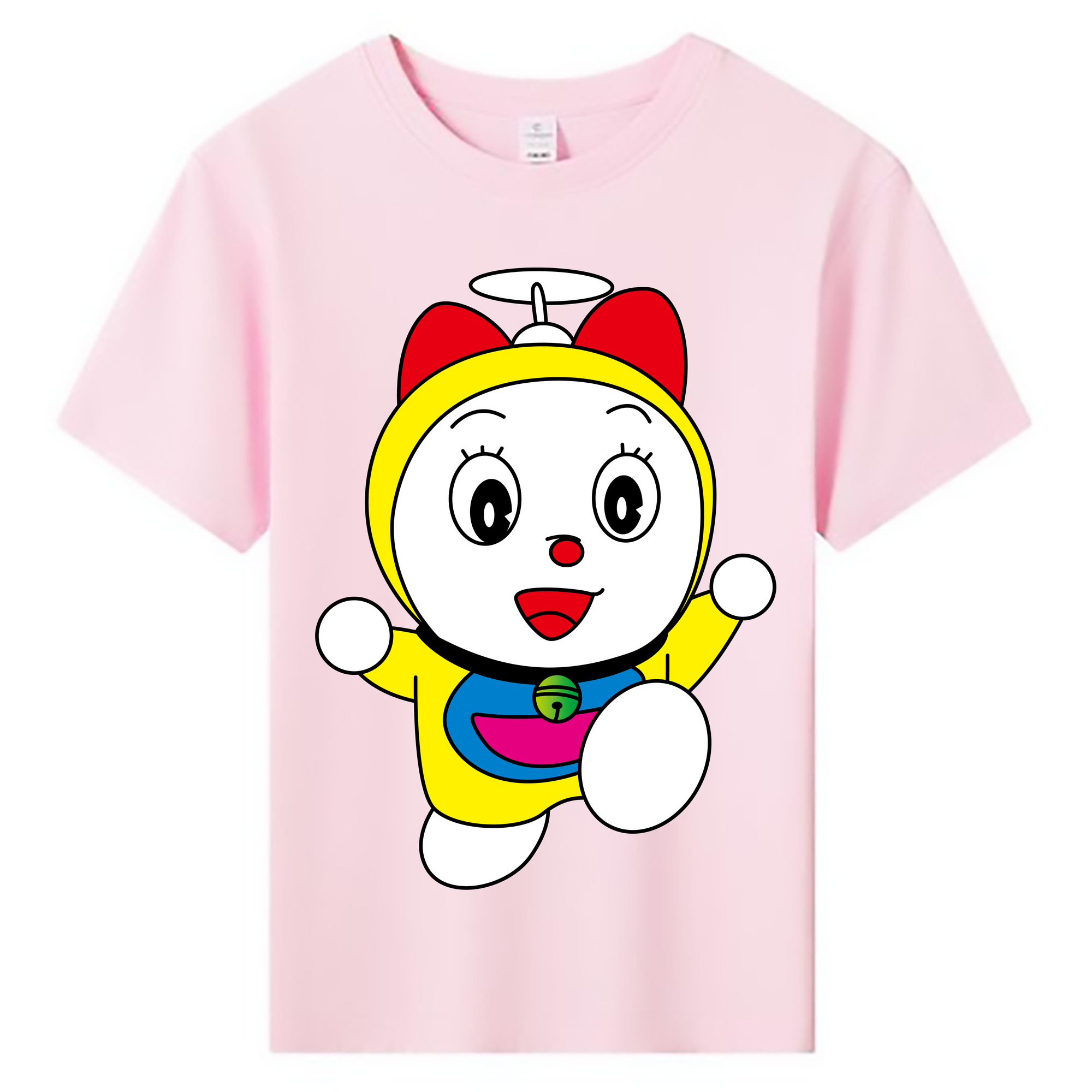 （画像用） ドラえもん ドラミ Doraemon Dorami 綿100％キッズTシャツ（フロントプリント）