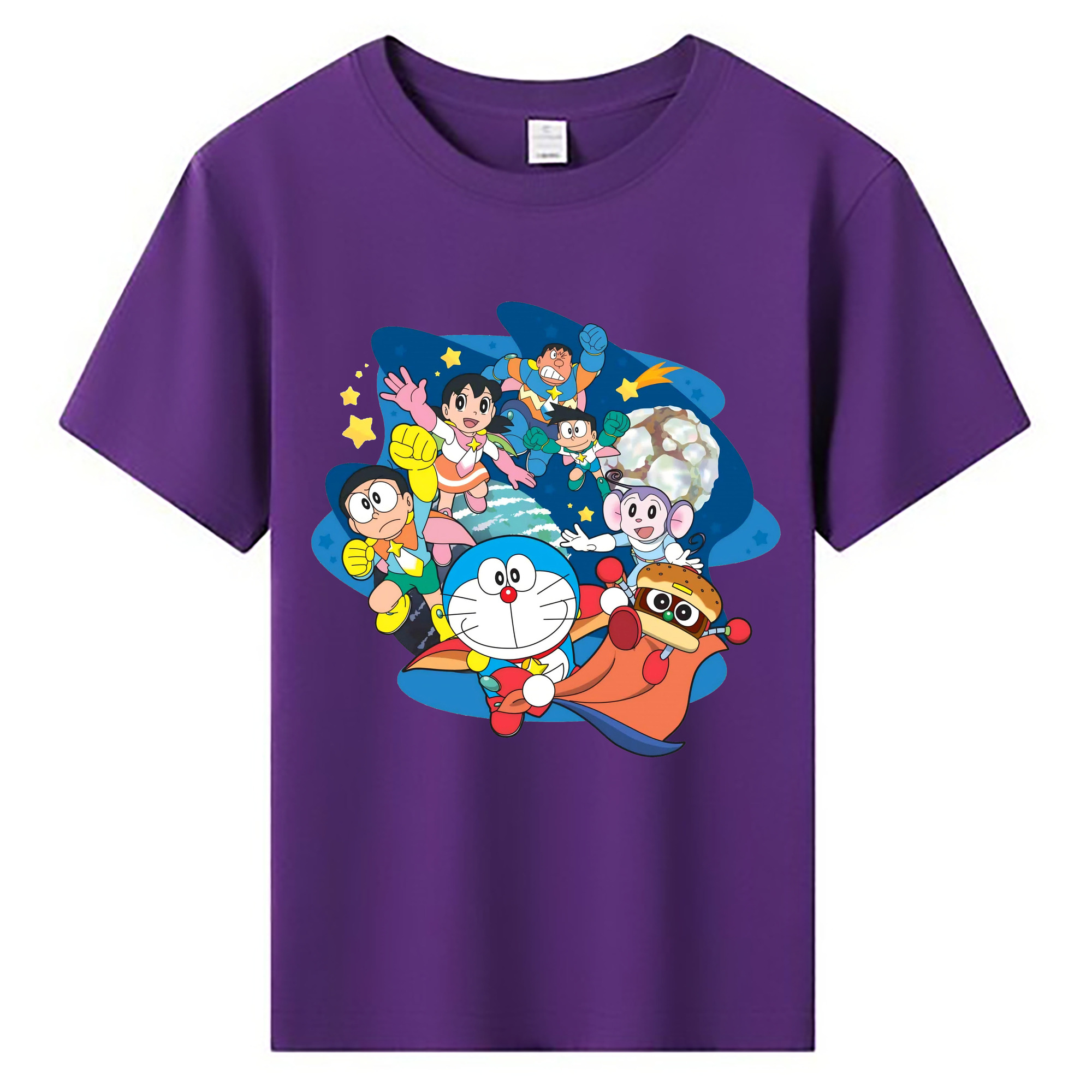 （画像用） ドラえもん Doraemon 綿100％キッズTシャツ（フロントプリント）