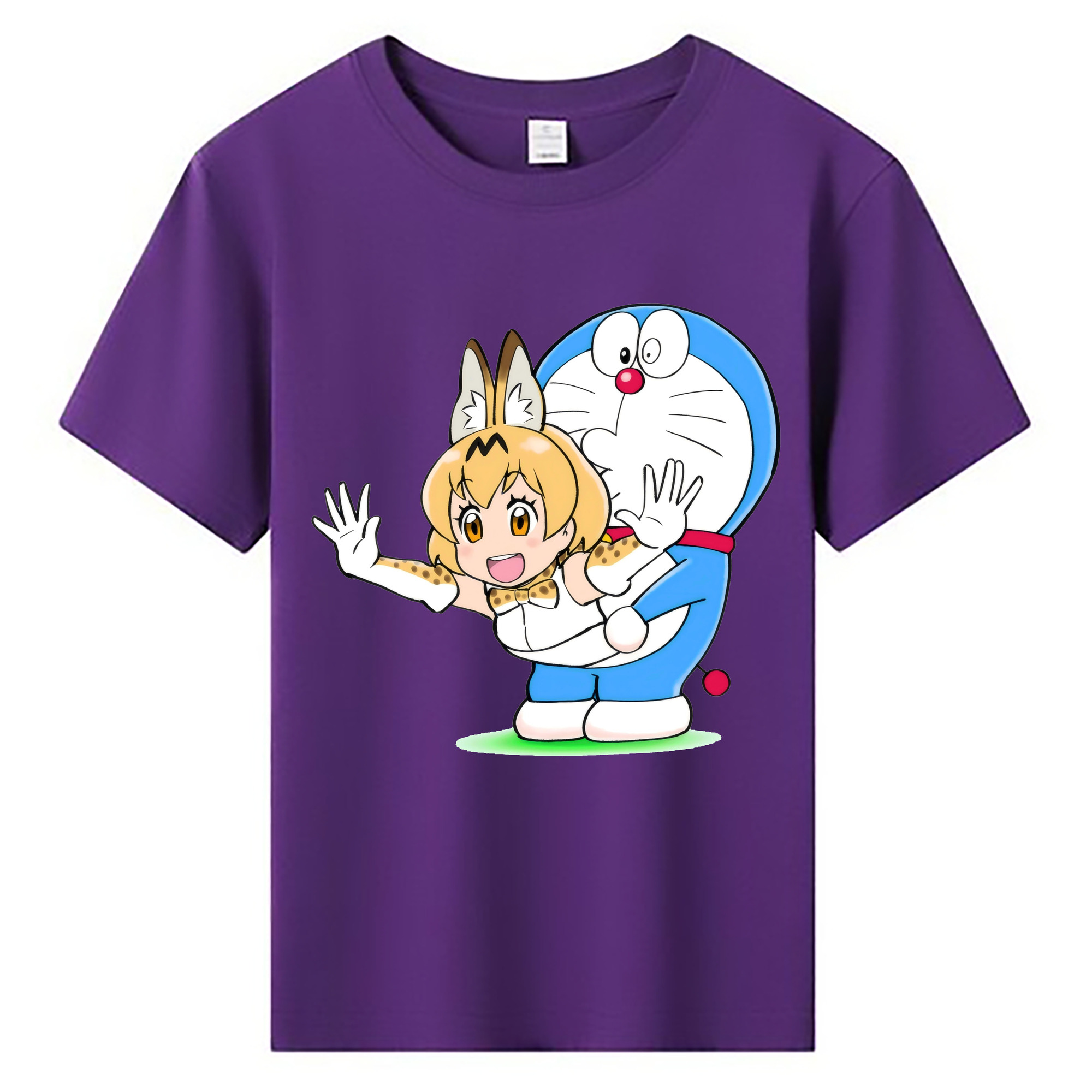 （画像用） ドラえもん Doraemon 綿100％キッズTシャツ（フロントプリント）