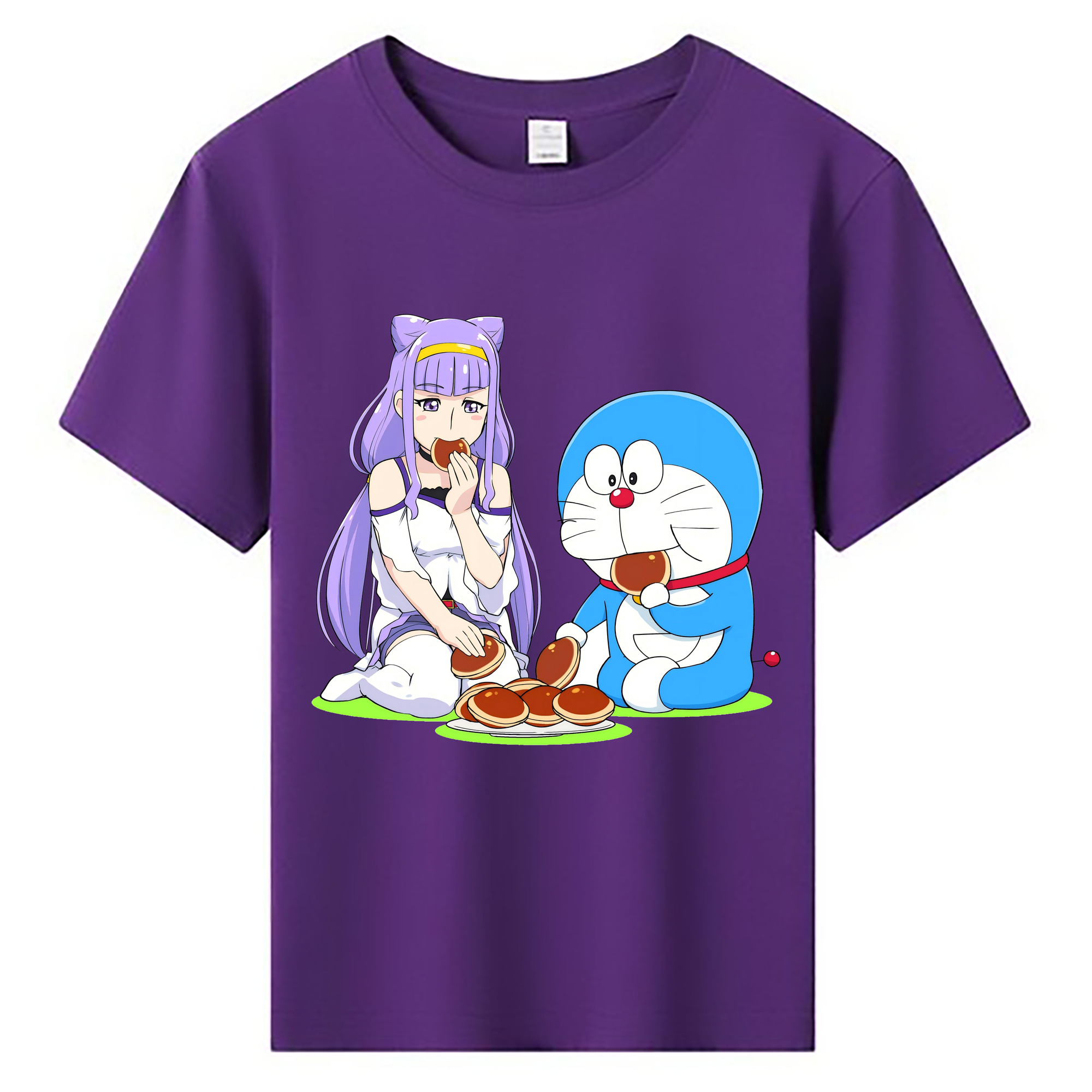 （画像用） ドラえもん Doraemon 綿100％キッズTシャツ（フロントプリント）
