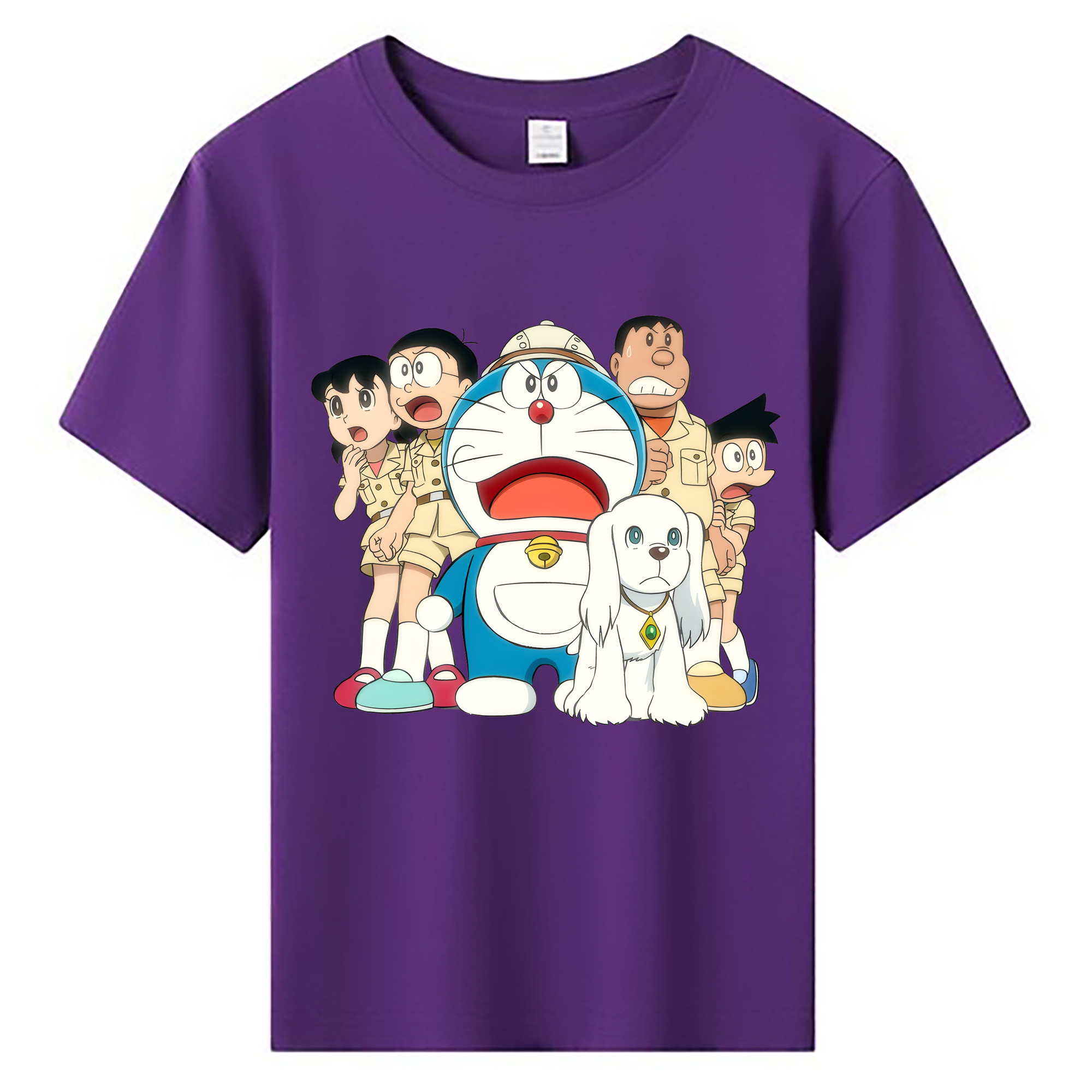 （画像用） ドラえもん Doraemon 綿100％キッズTシャツ（フロントプリント）