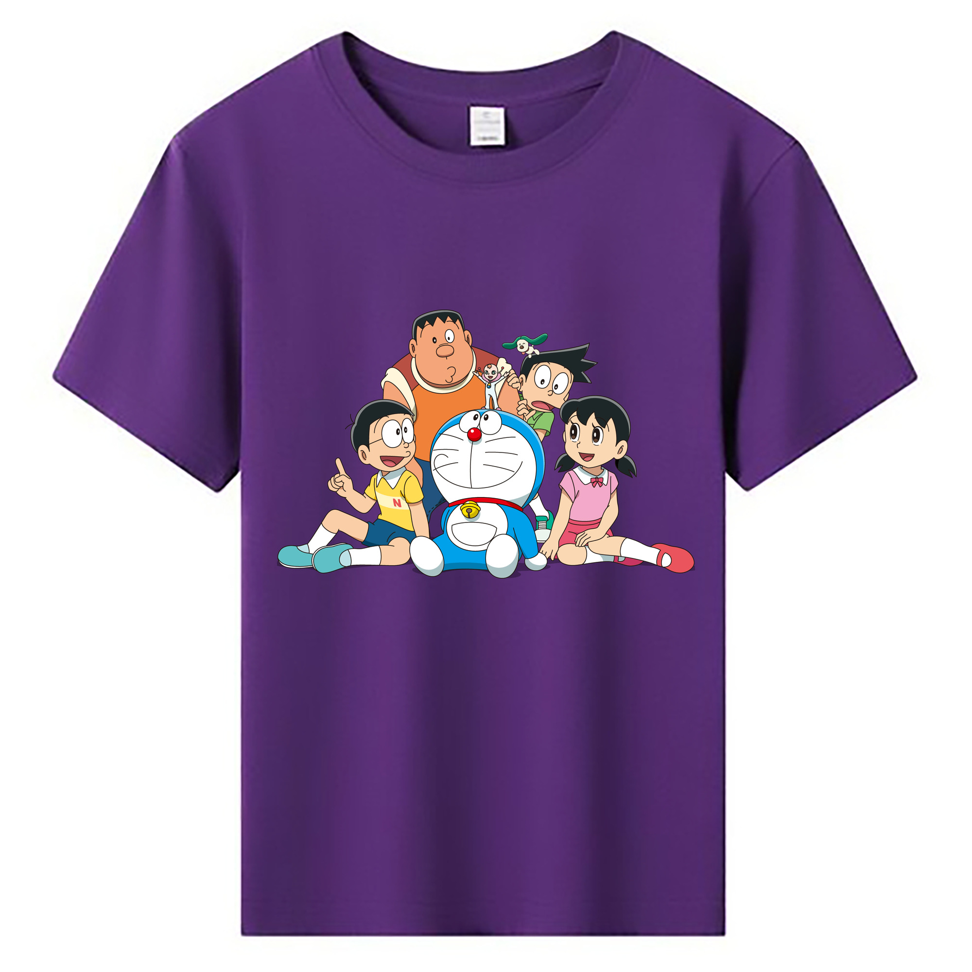 （画像用） ドラえもん Doraemon 綿100％キッズTシャツ（フロントプリント）