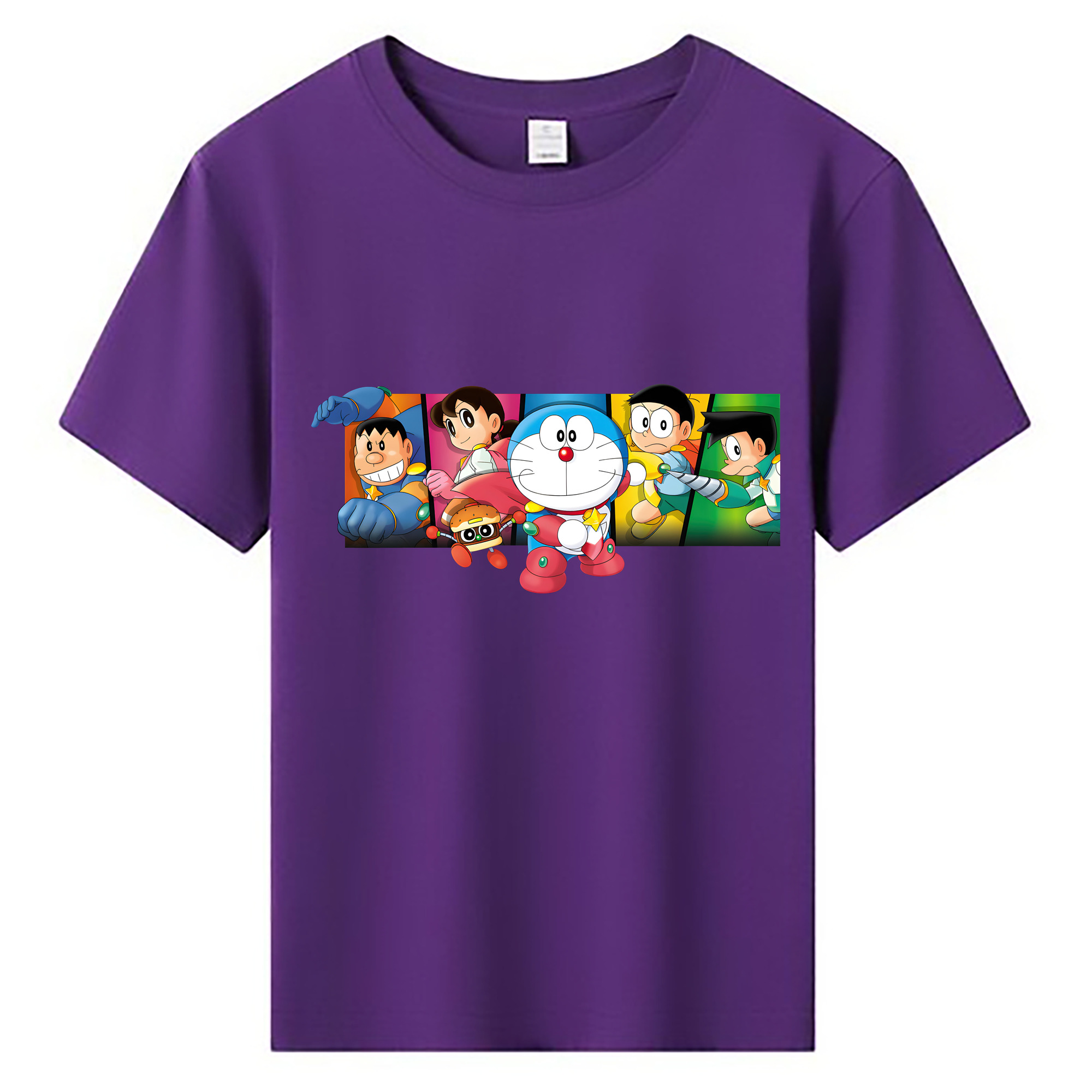 （画像用） ドラえもん Doraemon 綿100％キッズTシャツ（フロントプリント）