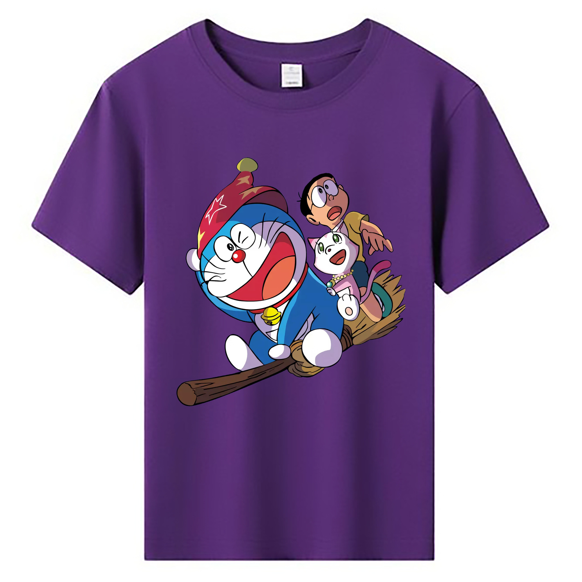（画像用） ドラえもん Doraemon 綿100％キッズTシャツ（フロントプリント）