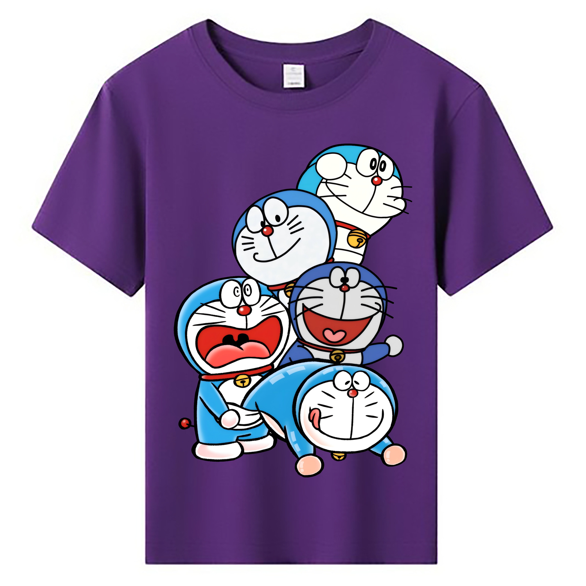 （画像用） ドラえもん Doraemon 綿100％キッズTシャツ（フロントプリント）
