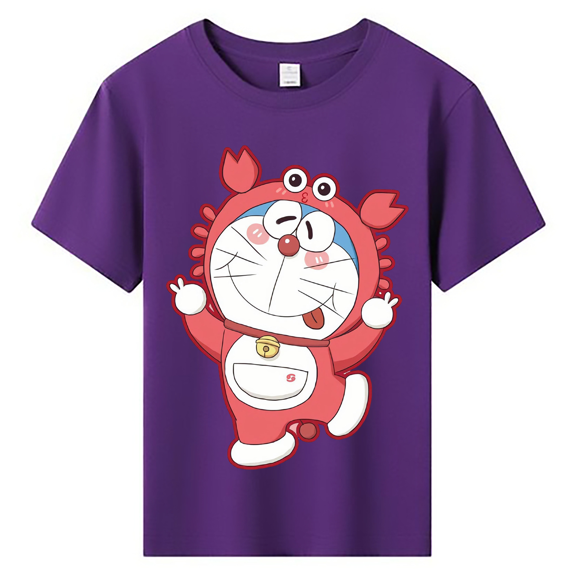 （画像用） ドラえもん Doraemon 綿100％キッズTシャツ（フロントプリント）