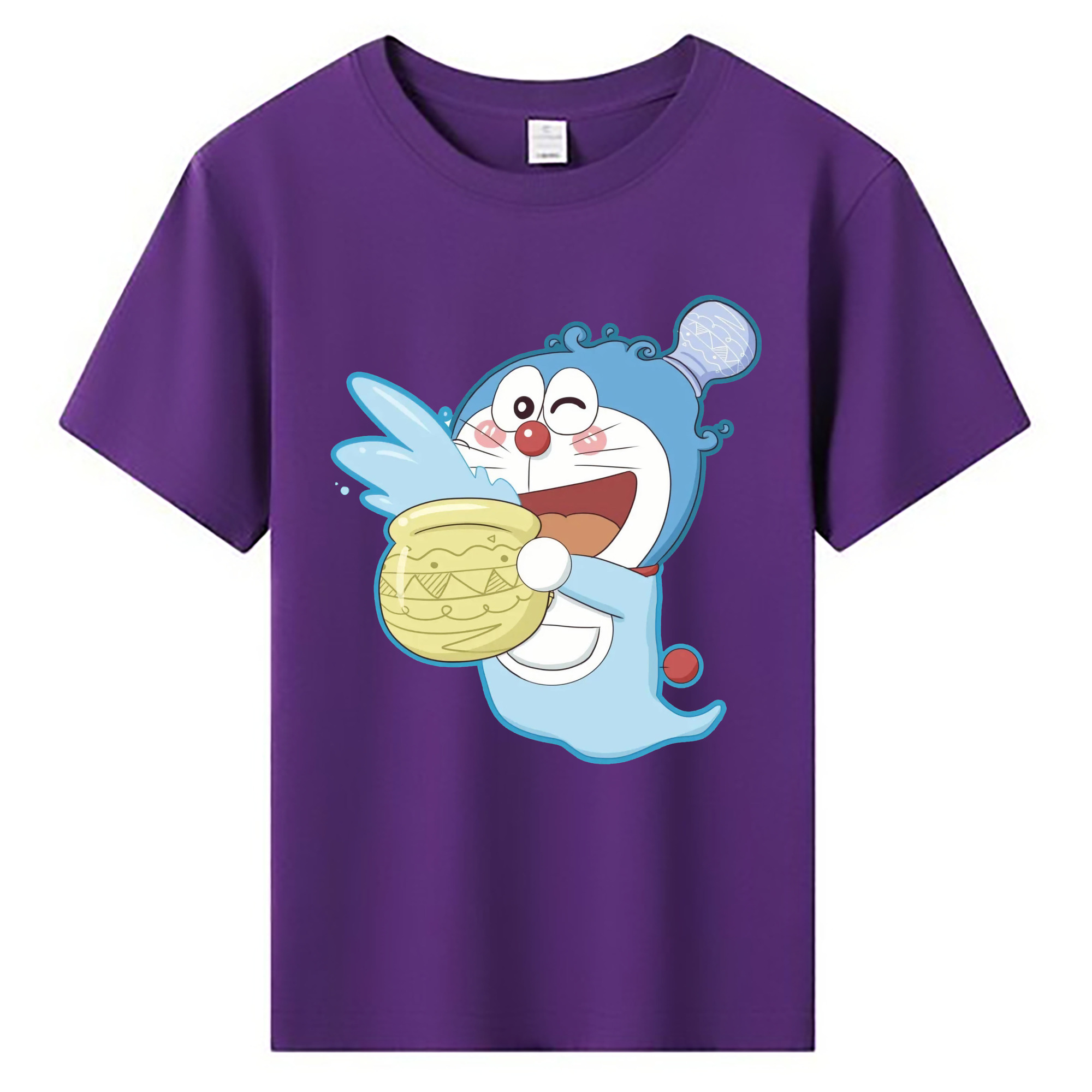 （画像用） ドラえもん Doraemon 綿100％キッズTシャツ（フロントプリント）