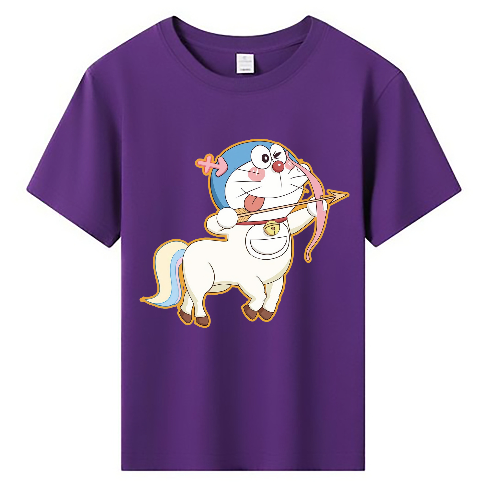 （画像用） ドラえもん Doraemon 綿100％キッズTシャツ（フロントプリント）