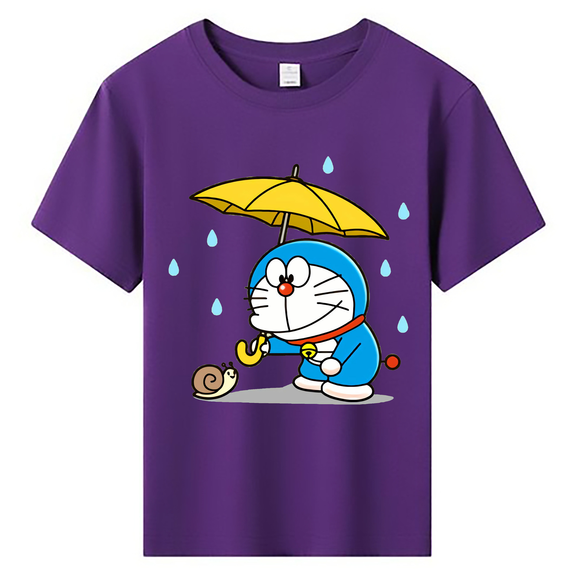 （画像用） ドラえもん Doraemon 綿100％キッズTシャツ（フロントプリント）